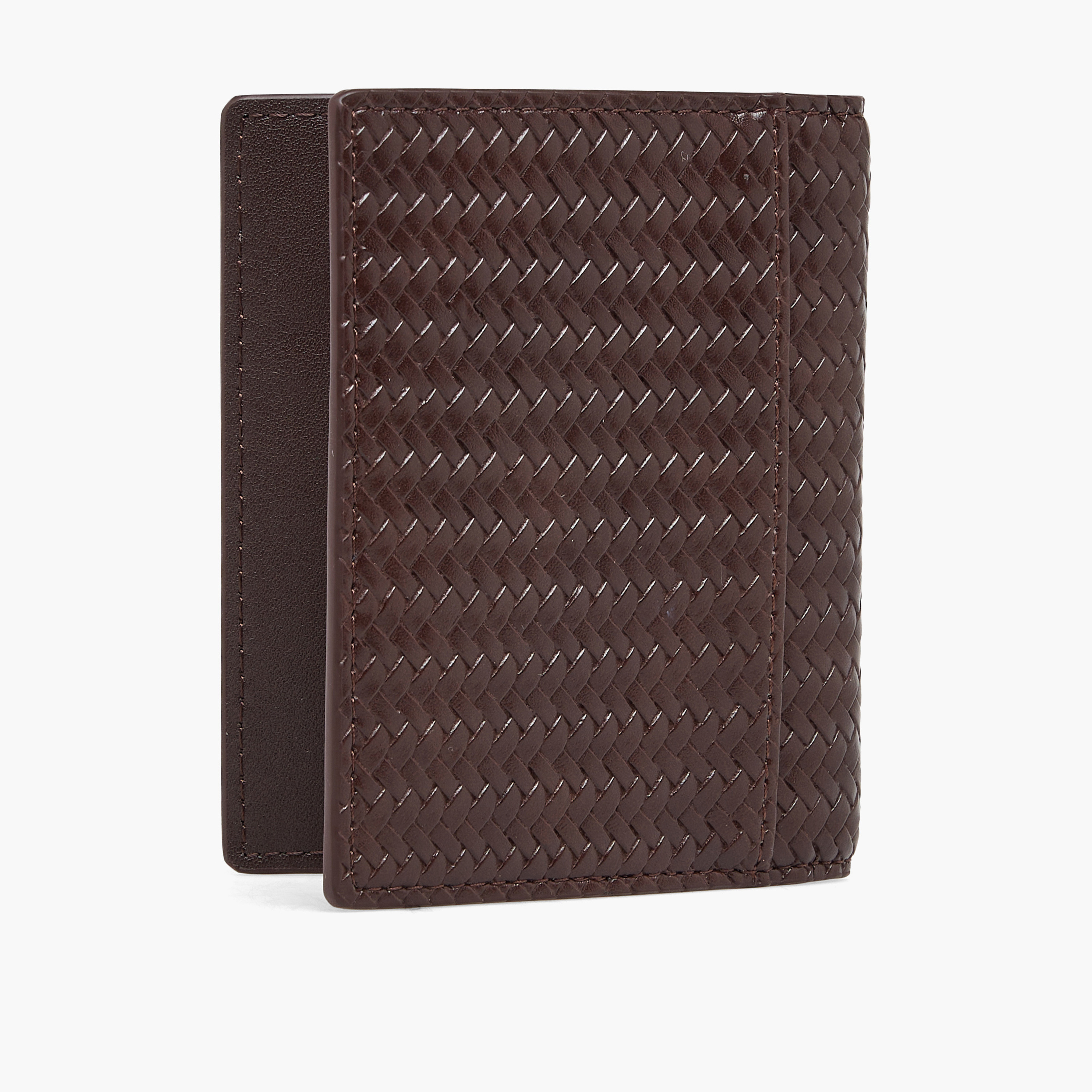 حامل بطاقات بارز الملمس شيفرون للرجال من دوتشيني-men-beltsandwallets-wallets-image-2