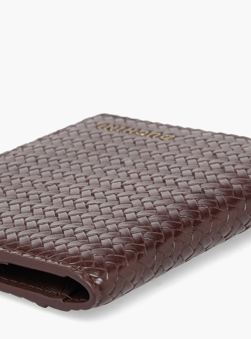 حامل بطاقات بارز الملمس شيفرون للرجال من دوتشيني-men-beltsandwallets-wallets-image-3