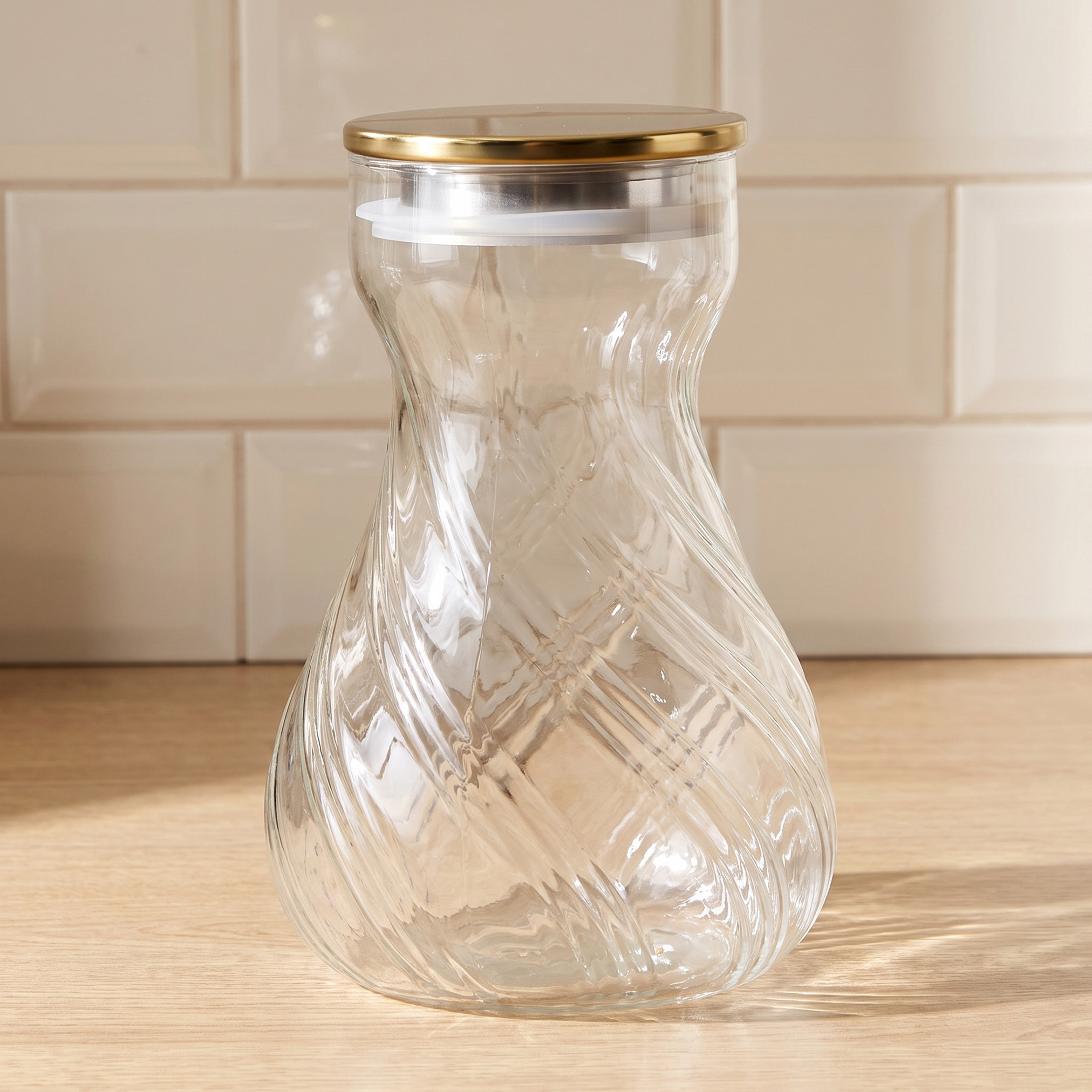 Zaya Swirl Jar - 950 ml-household-kitchen-foodstorage-containers-image-1