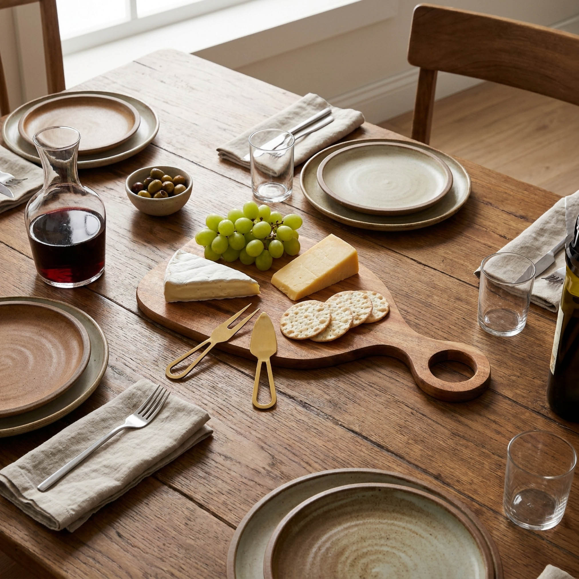 Ruwa 3-Piece Acacia Wooden Board with Cheese Knives-household-dining-serveware-servingtrays-image-4