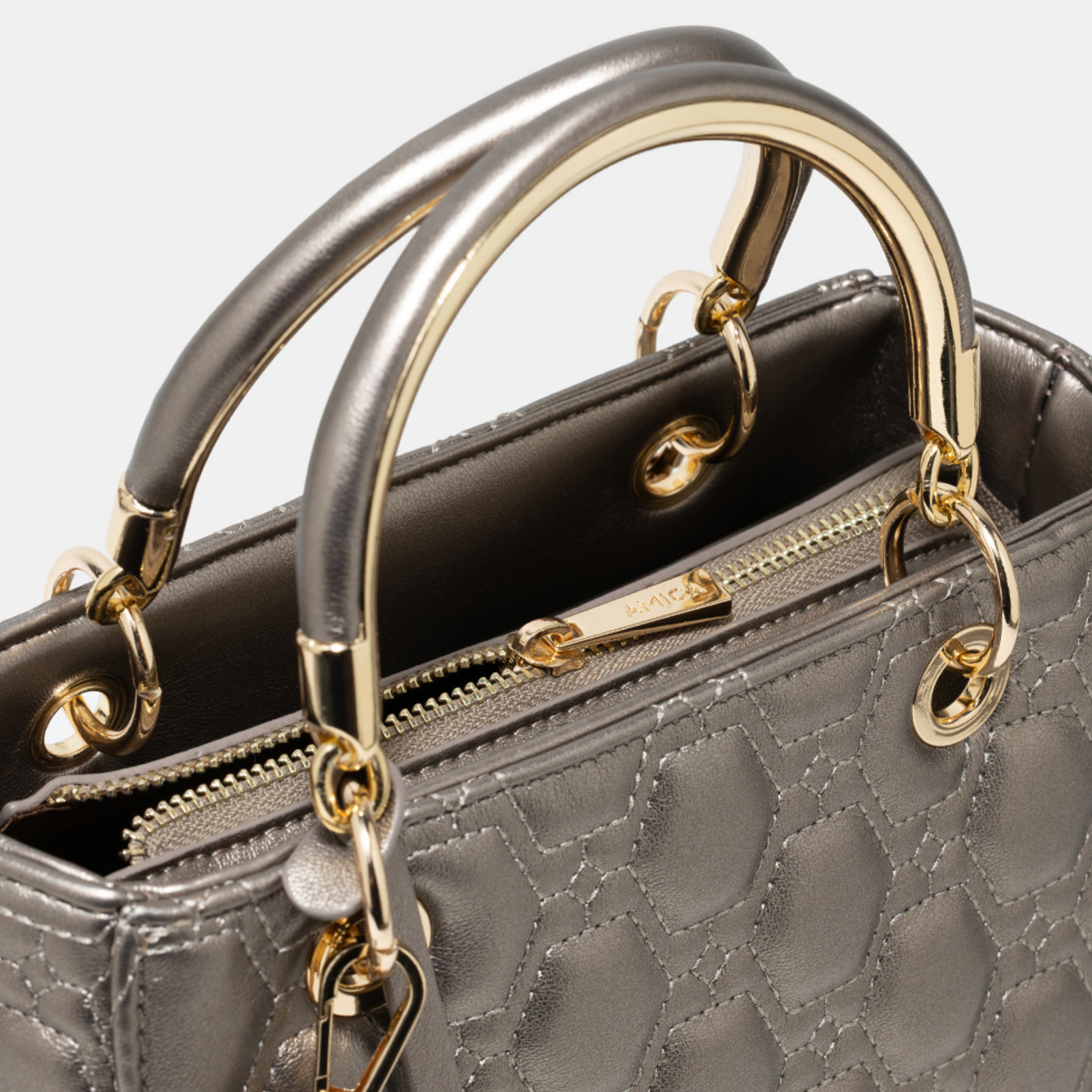 AMICA Quilted Crossbody Bag Metallic Handle-women-bagsandwallets-handbags-image-3