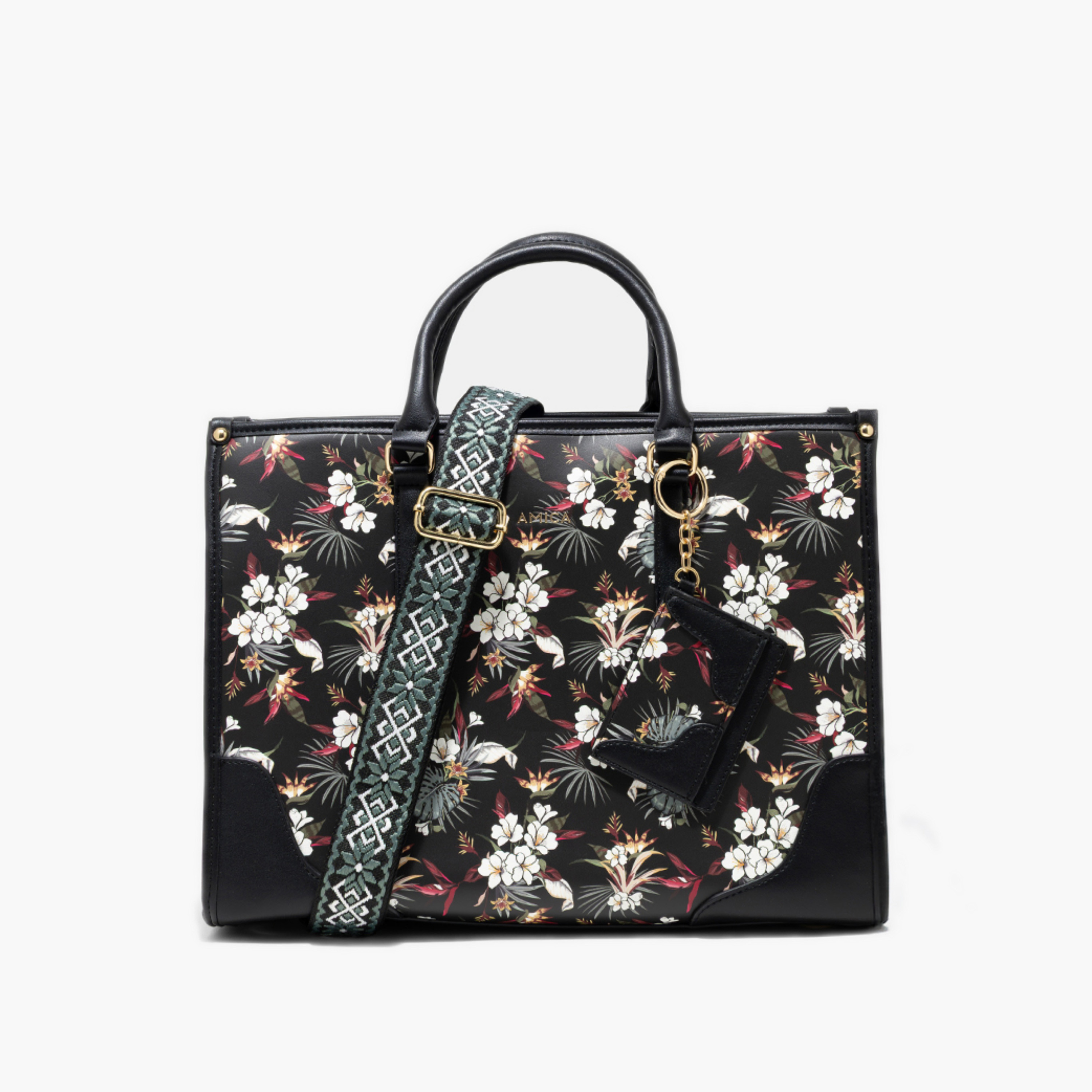 حقيبة توت بنقشة الزهور مع حزام قابل للفصل-women-bagsandwallets-handbags-image-1
