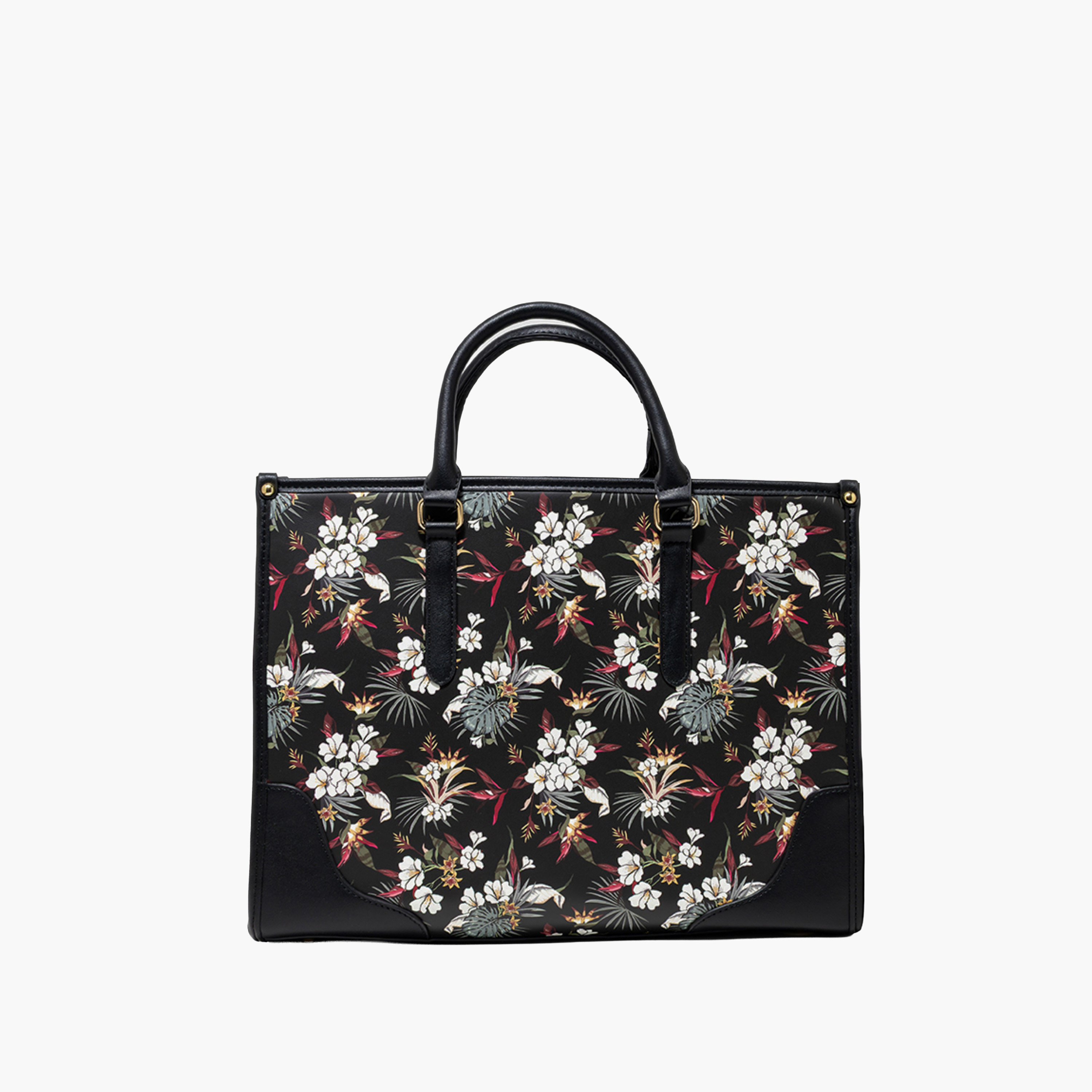 AMICA Floral Print Tote with Detachable Strap-women-bagsandwallets-handbags-image-6