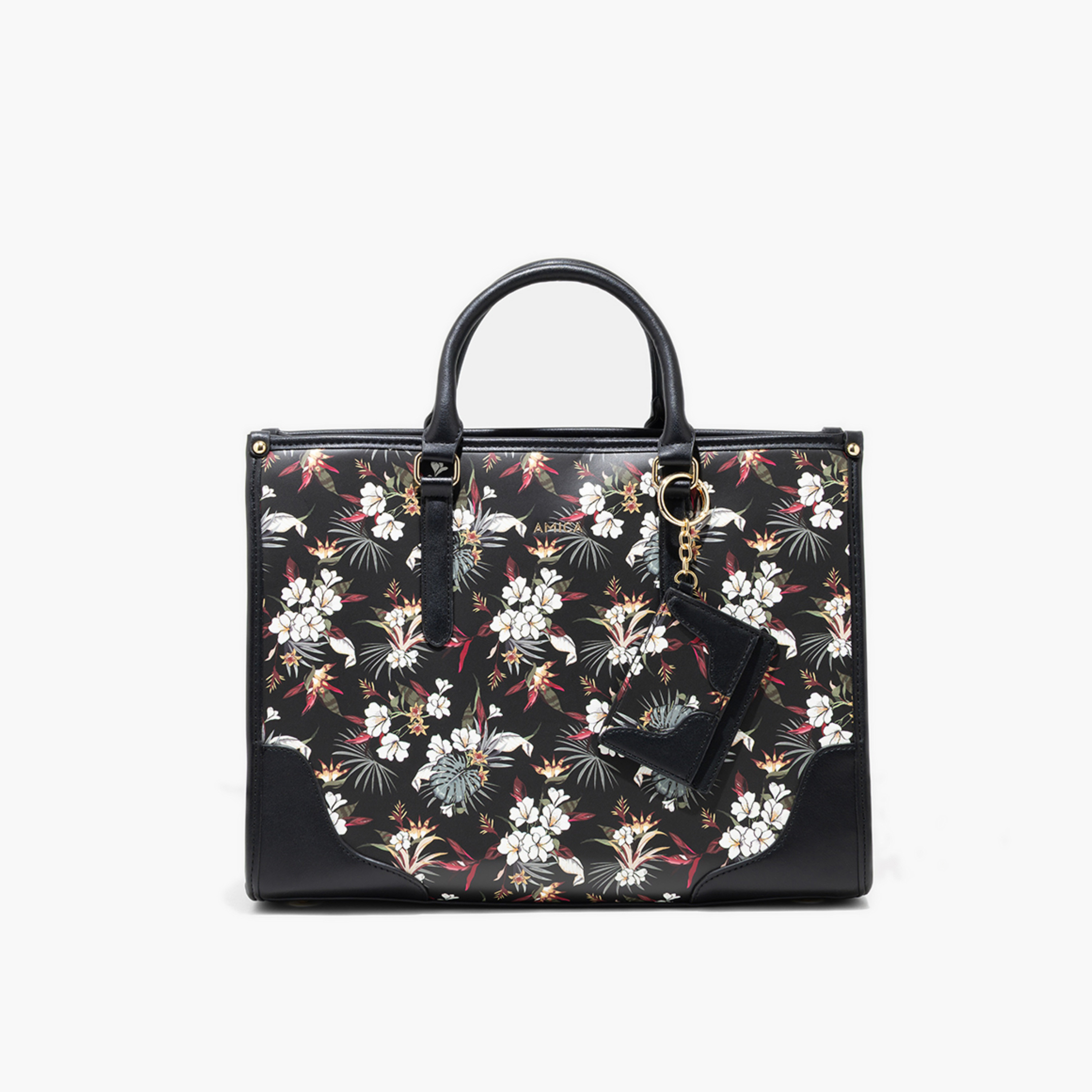 AMICA Floral Print Tote with Detachable Strap-women-bagsandwallets-handbags-image-7
