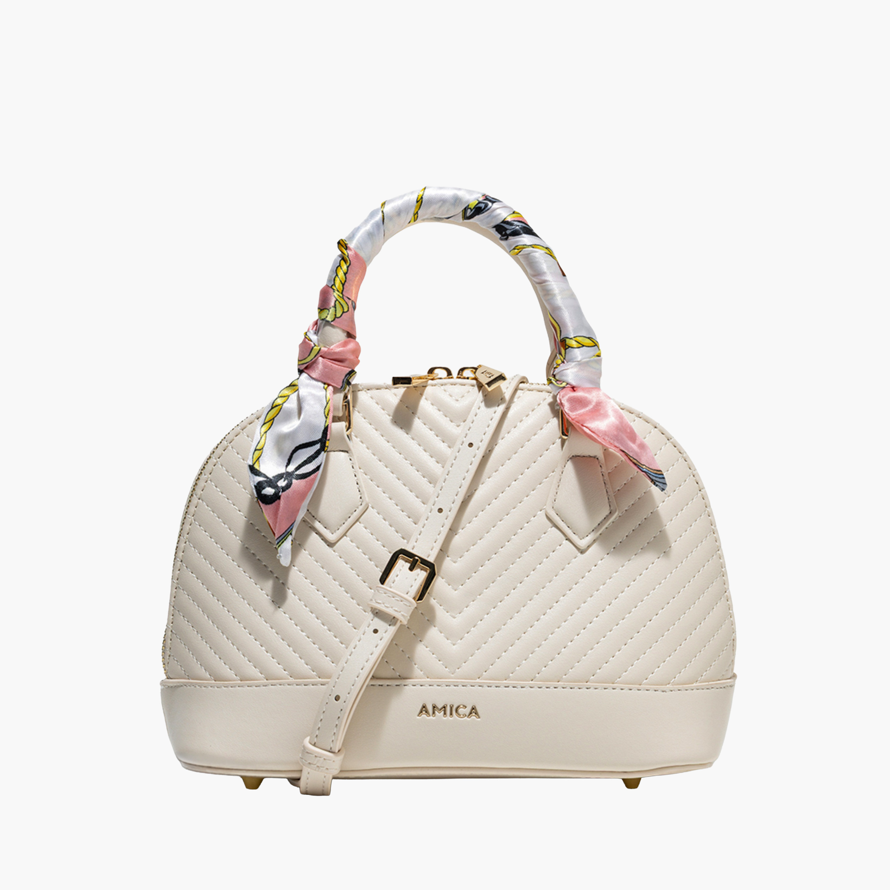 AMICA Quilted Dome Crossbody Bag-women-bagsandwallets-handbags-image-1