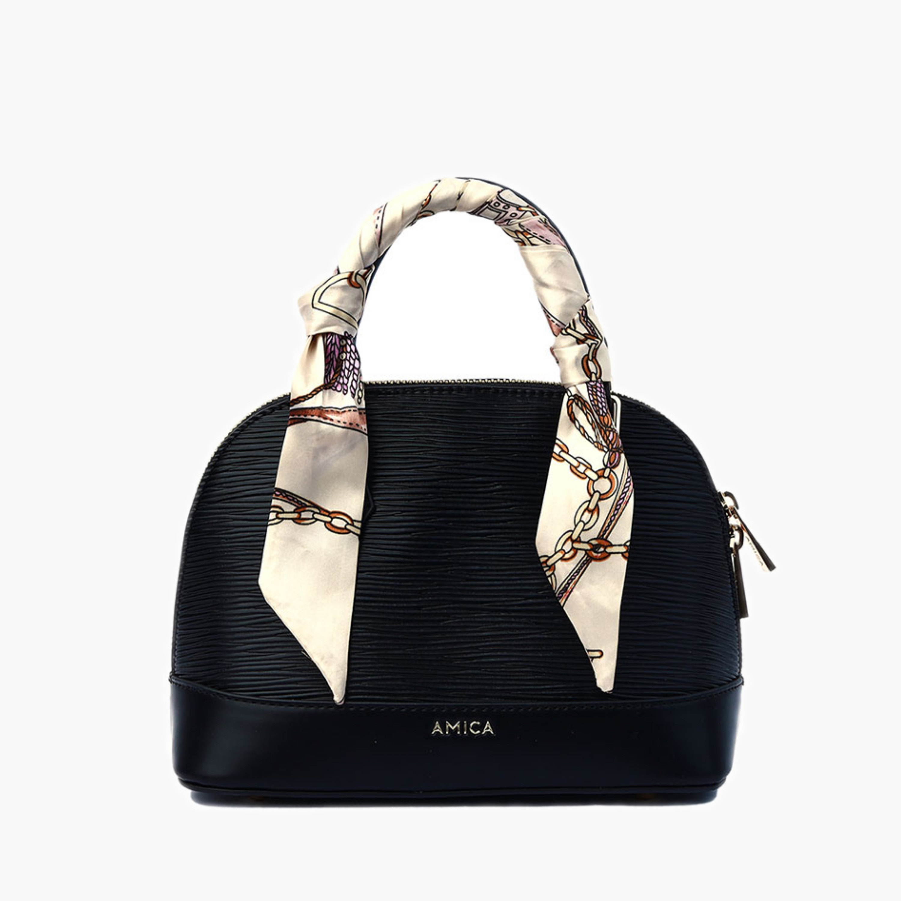 حقيبة دوم محكمة بنقشة وشاح-women-bagsandwallets-handbags-image-1