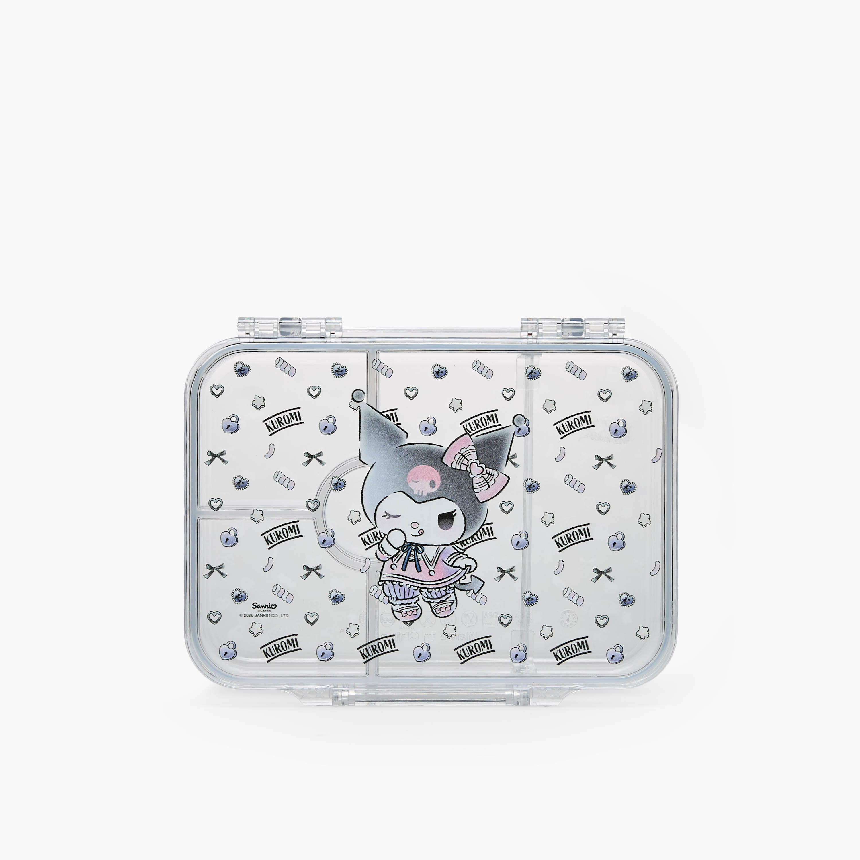 Sanrio Kuromi Bento Lunch Box for Girls with Clip Lock Lid - 700 ml-school-lunchessentials-lunchboxes-image-3
