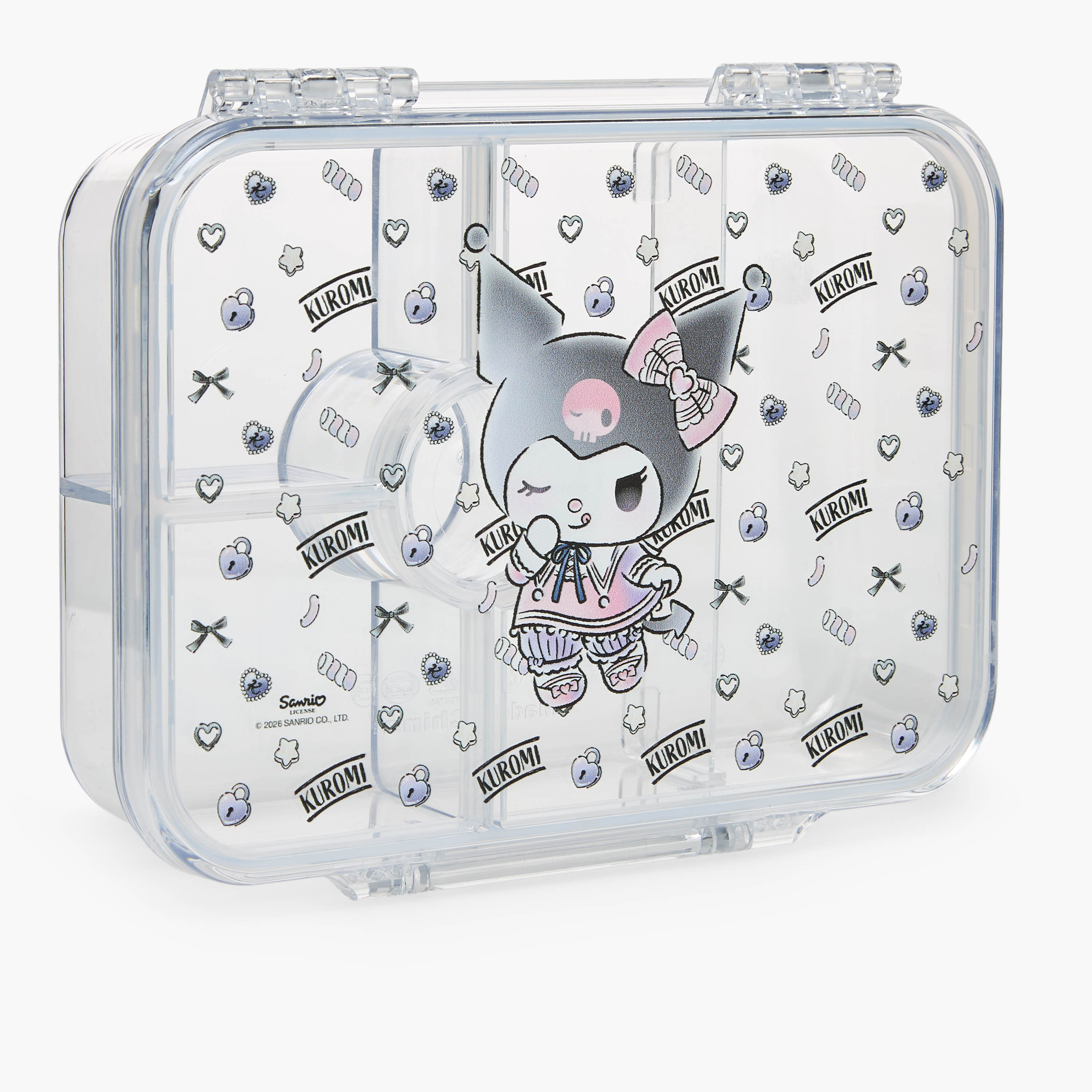 Sanrio Kuromi Bento Lunch Box for Girls with Clip Lock Lid - 700 ml-school-lunchessentials-lunchboxes-image-4