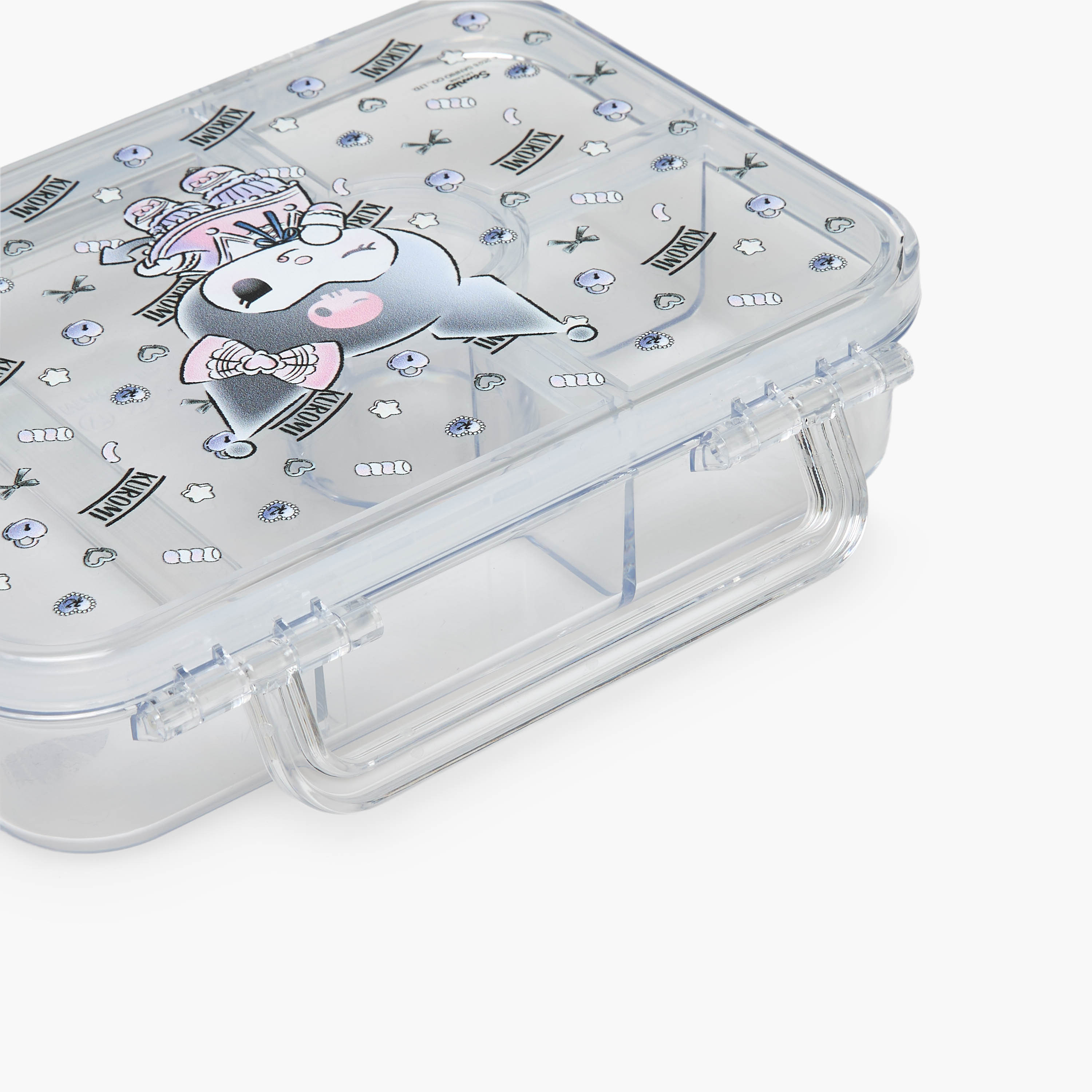 Sanrio Kuromi Bento Lunch Box for Girls with Clip Lock Lid - 700 ml-school-lunchessentials-lunchboxes-image-8