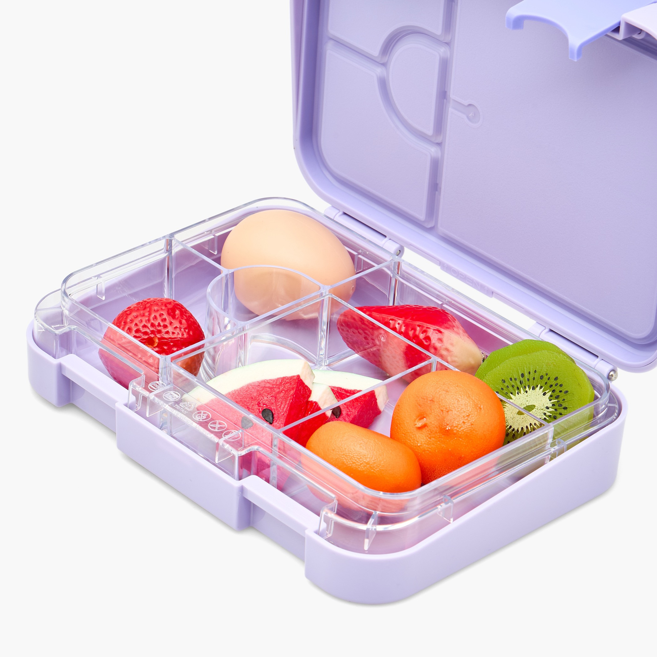 صندوق غداء بطبعات فراشات مع غطاء بمشبك إغلاق من جونيورز - 750 مل-school-lunchessentials-lunchboxes-image-10