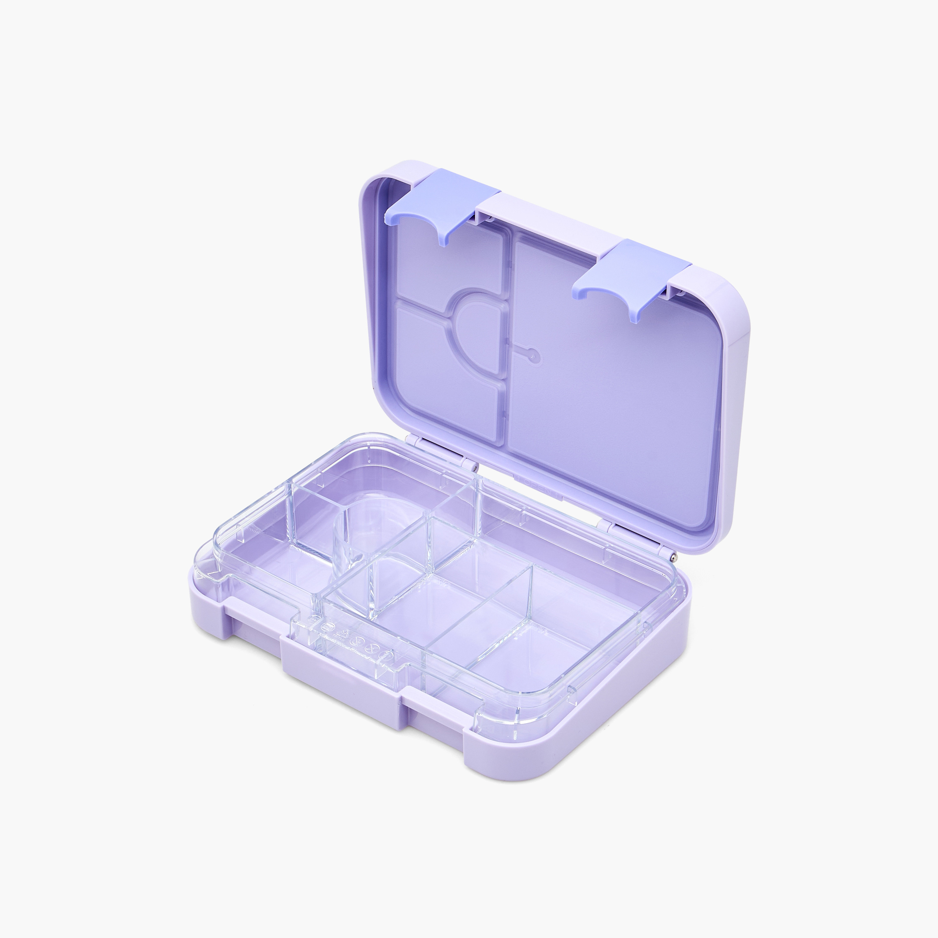 صندوق غداء بطبعات فراشات مع غطاء بمشبك إغلاق من جونيورز - 750 مل-school-lunchessentials-lunchboxes-image-6