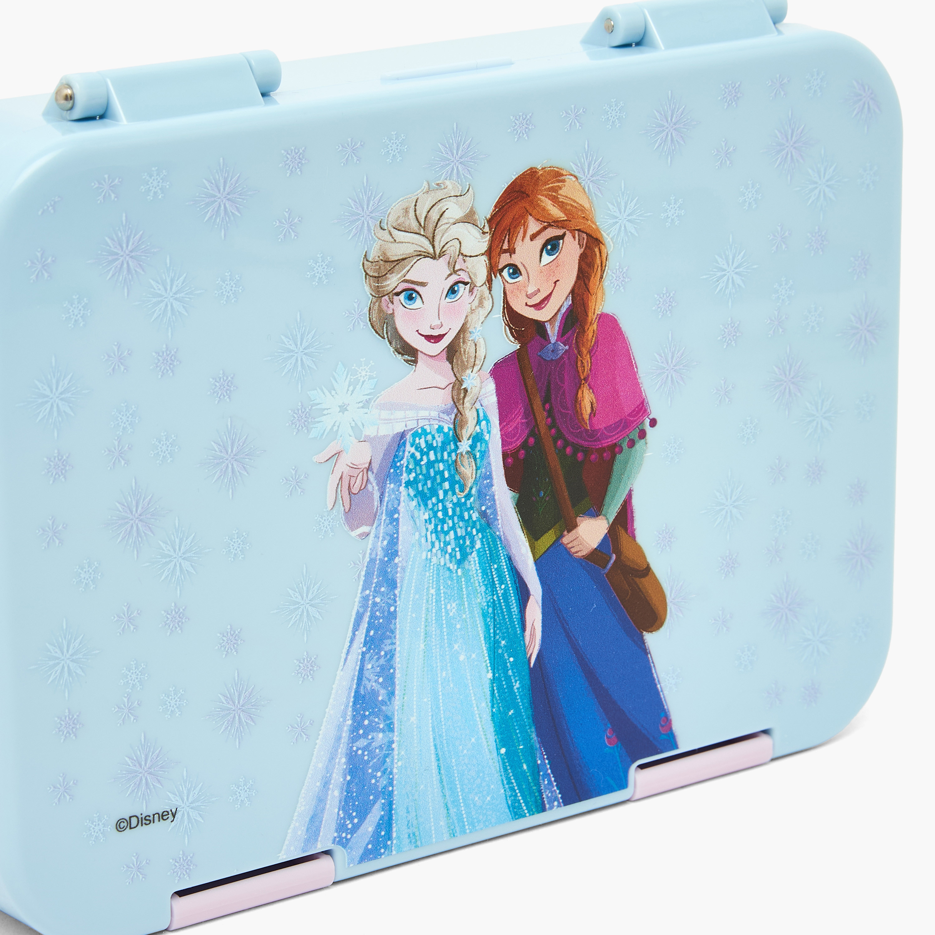 صندوق غداء بغطاء مفصلي وطبعات فروزن للبنات من ديزني - 750 مل-school-lunchessentials-lunchboxes-image-5