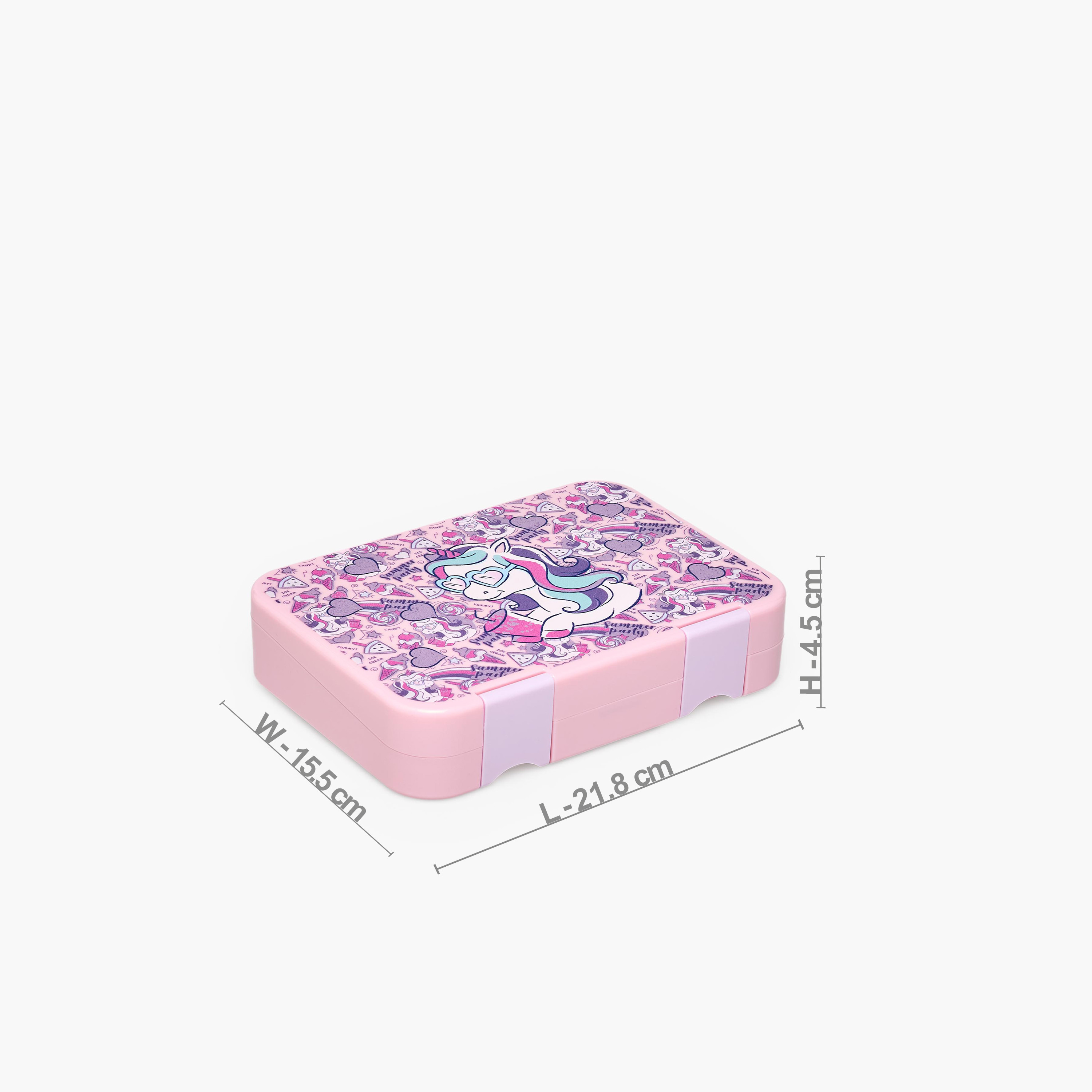 Juniors Unicorn Print Lunch Box for Girls with Compartments - 750 ml-school-lunchessentials-lunchboxes-image-10
