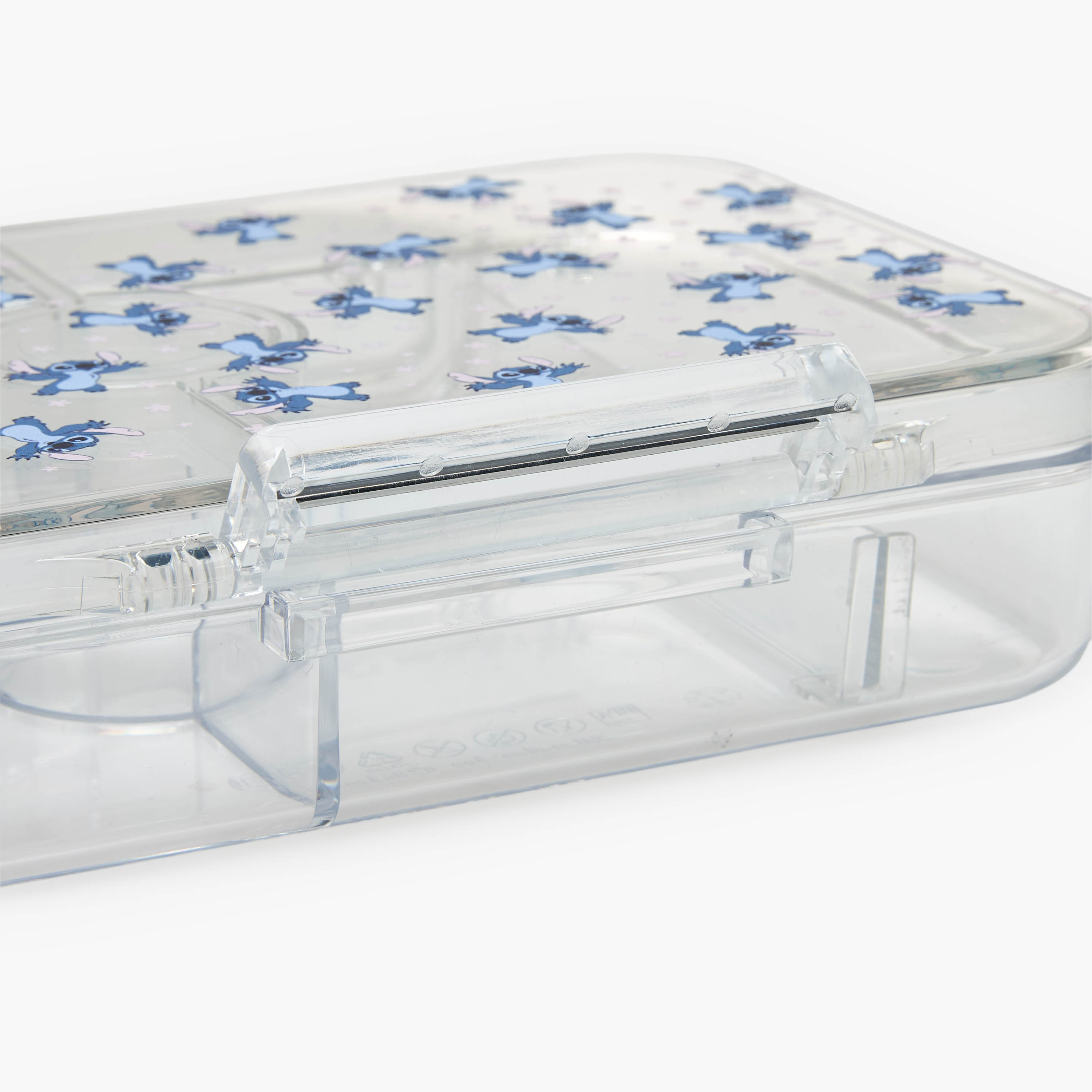 صندوق غداء بينتو بطبعات ستيتش وغطاء بمشبك إغلاق للبنات من ديزني-school-lunchessentials-lunchboxes-image-7