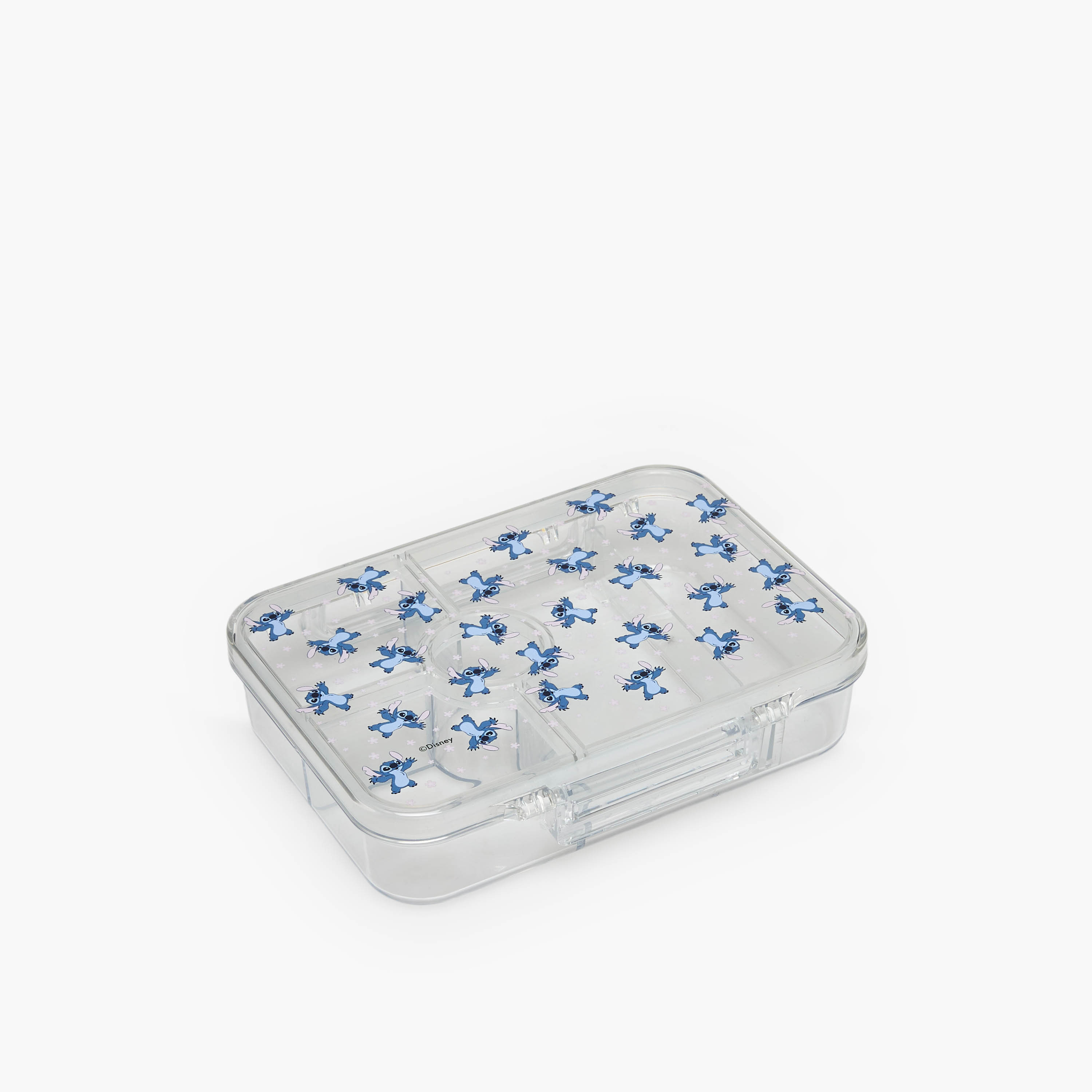 صندوق غداء بينتو بطبعات ستيتش وغطاء بمشبك إغلاق للبنات من ديزني-school-lunchessentials-lunchboxes-image-10