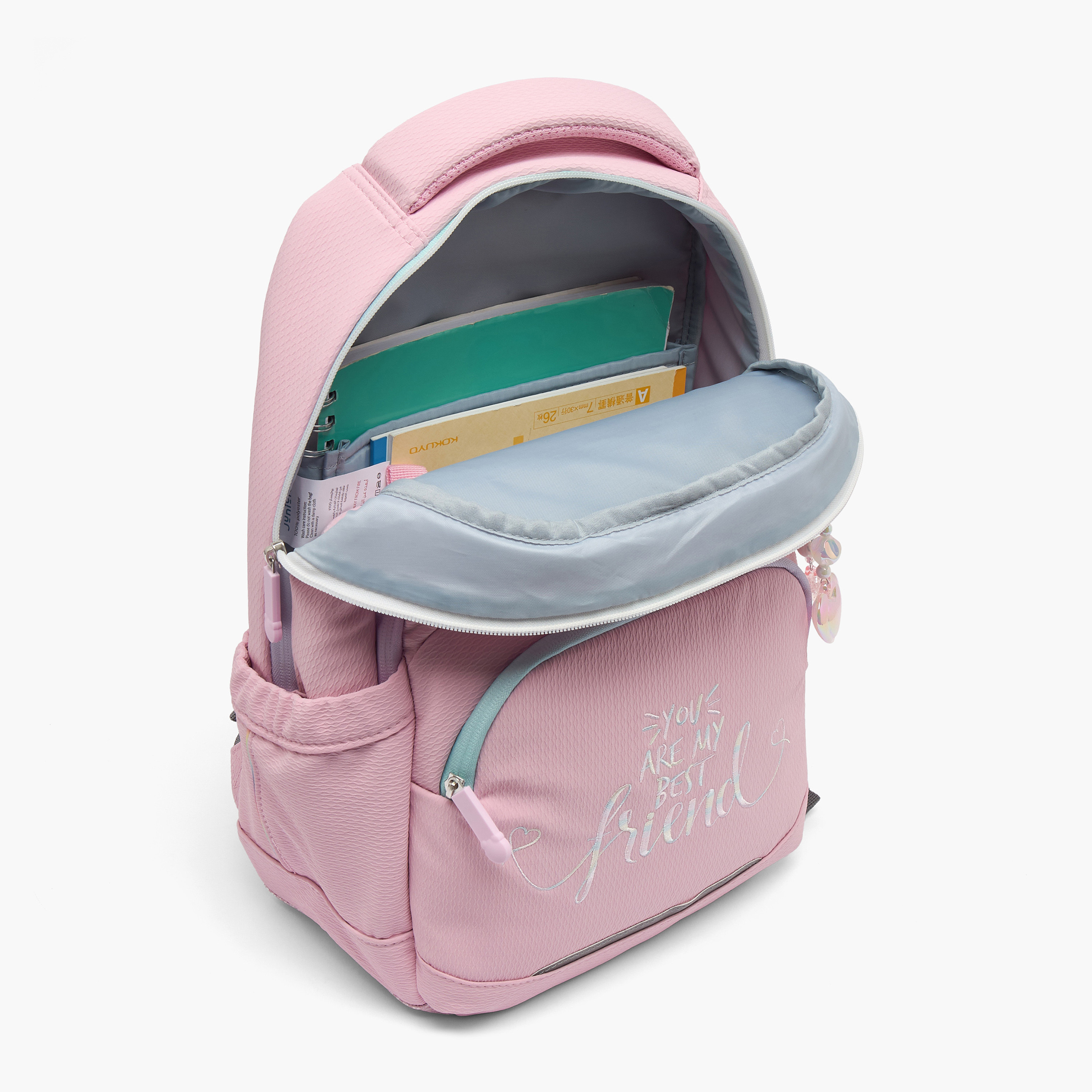 Juniors Embellished Backpack for Girls 8-13 Years with Multiple Compartments-school-bagsandbackpacks-backpacks-image-4