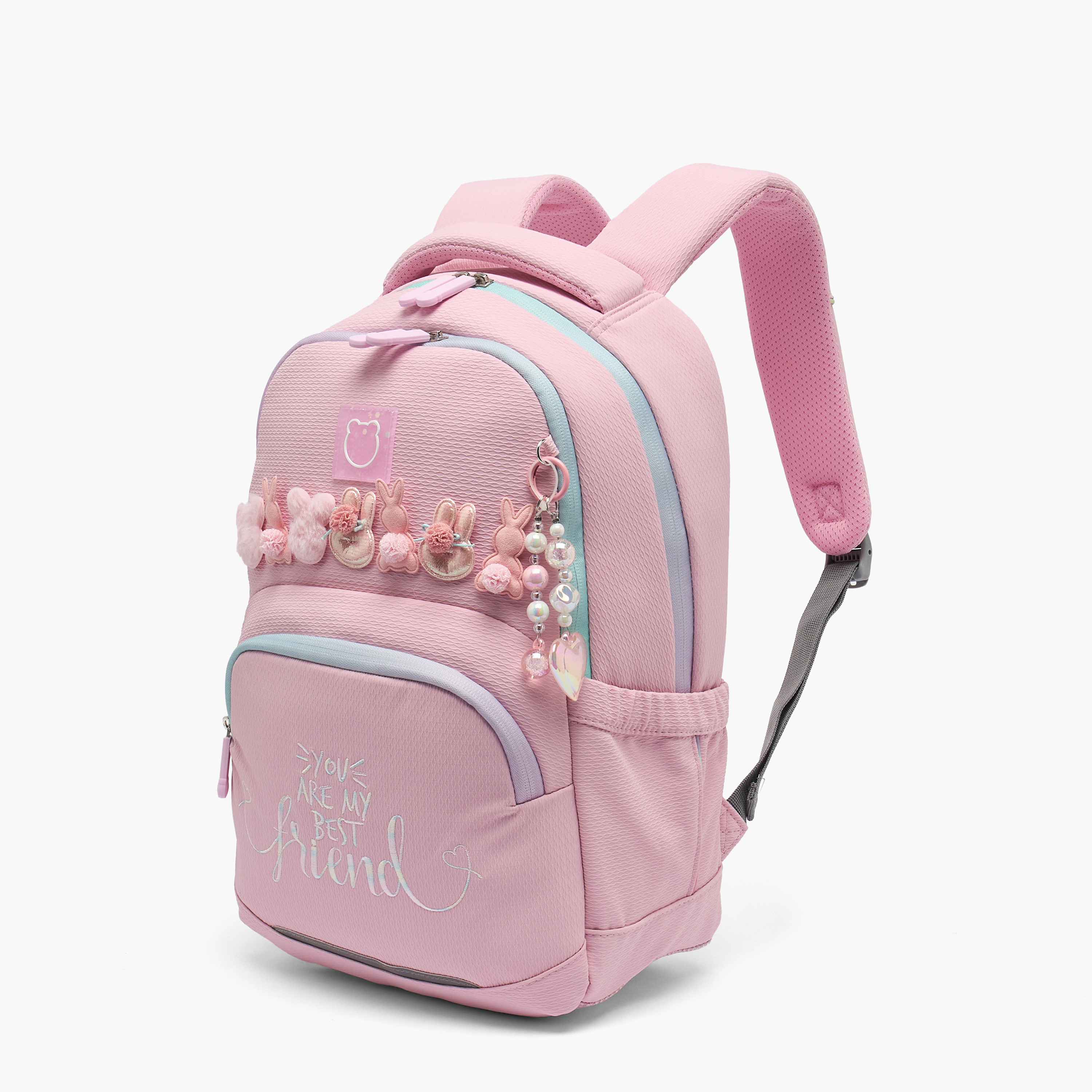 Juniors Embellished Backpack for Girls 8-13 Years with Multiple Compartments-school-bagsandbackpacks-backpacks-image-5