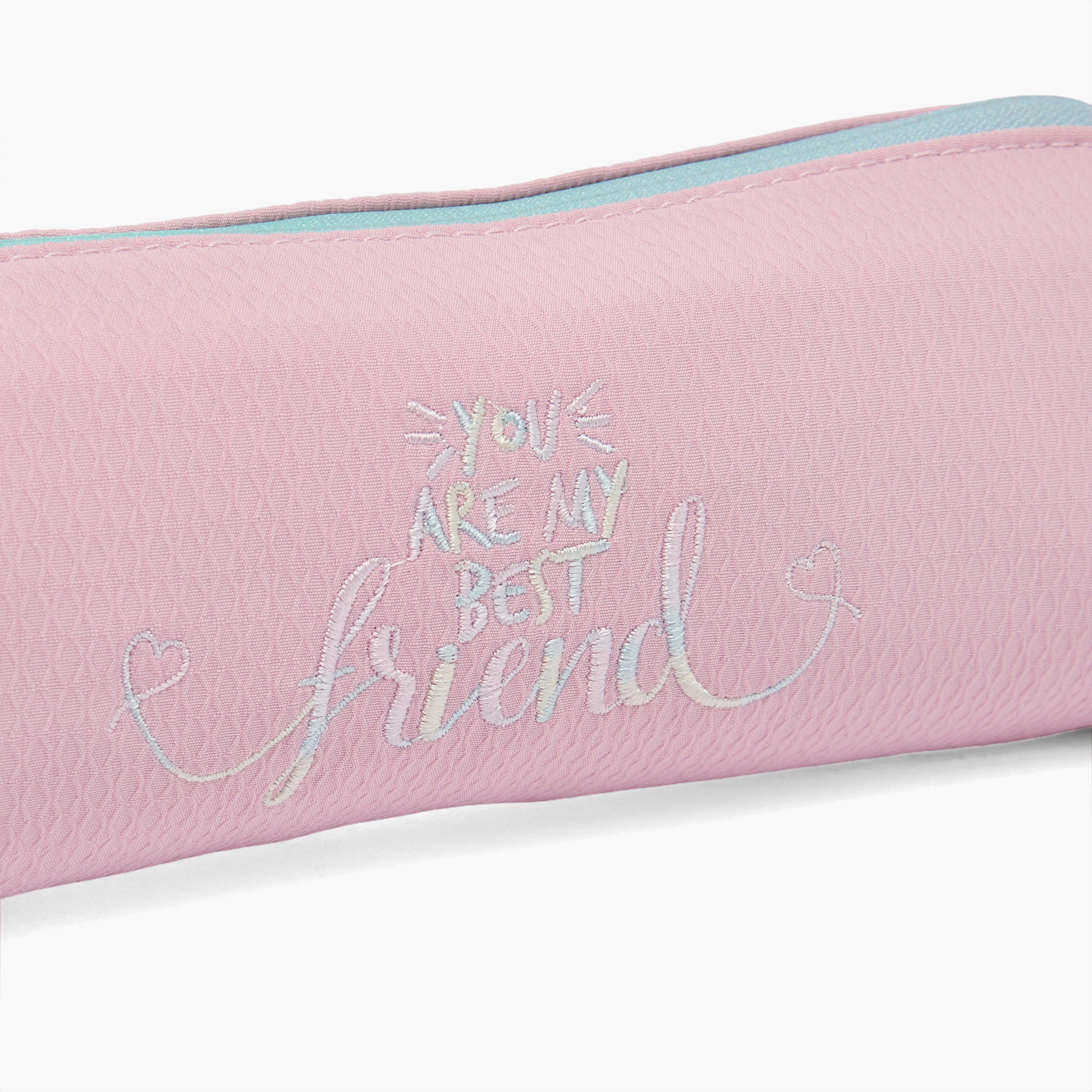 مقلمة مطرزة بسحاب إغلاق من جونيورز-school-stationery-pencilcases-image-5