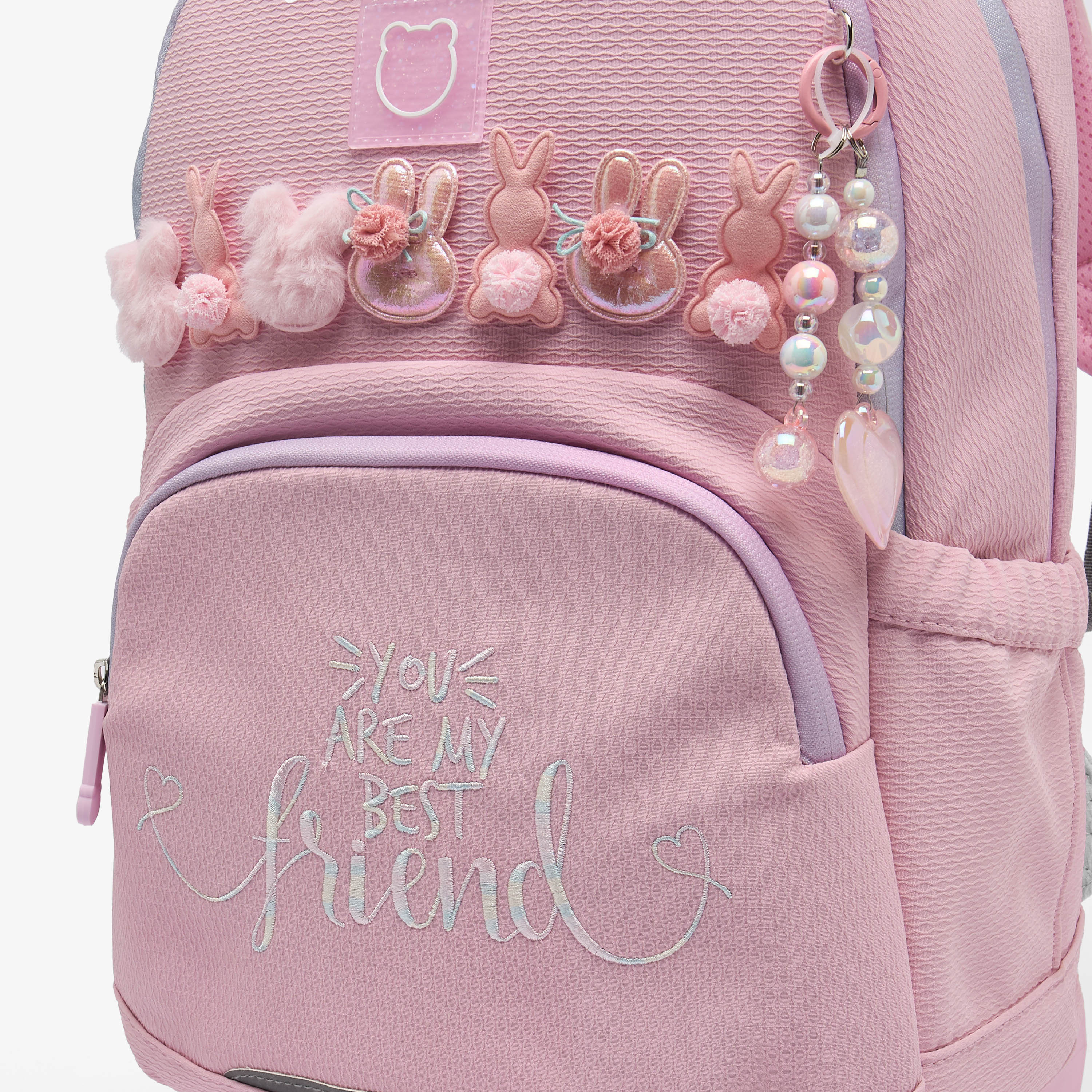 شنطة ترولي مزينة بسحاب إغلاق للبنات من 8-13 سنة من جونيورز-school-bagsandbackpacks-trolleybags-image-4