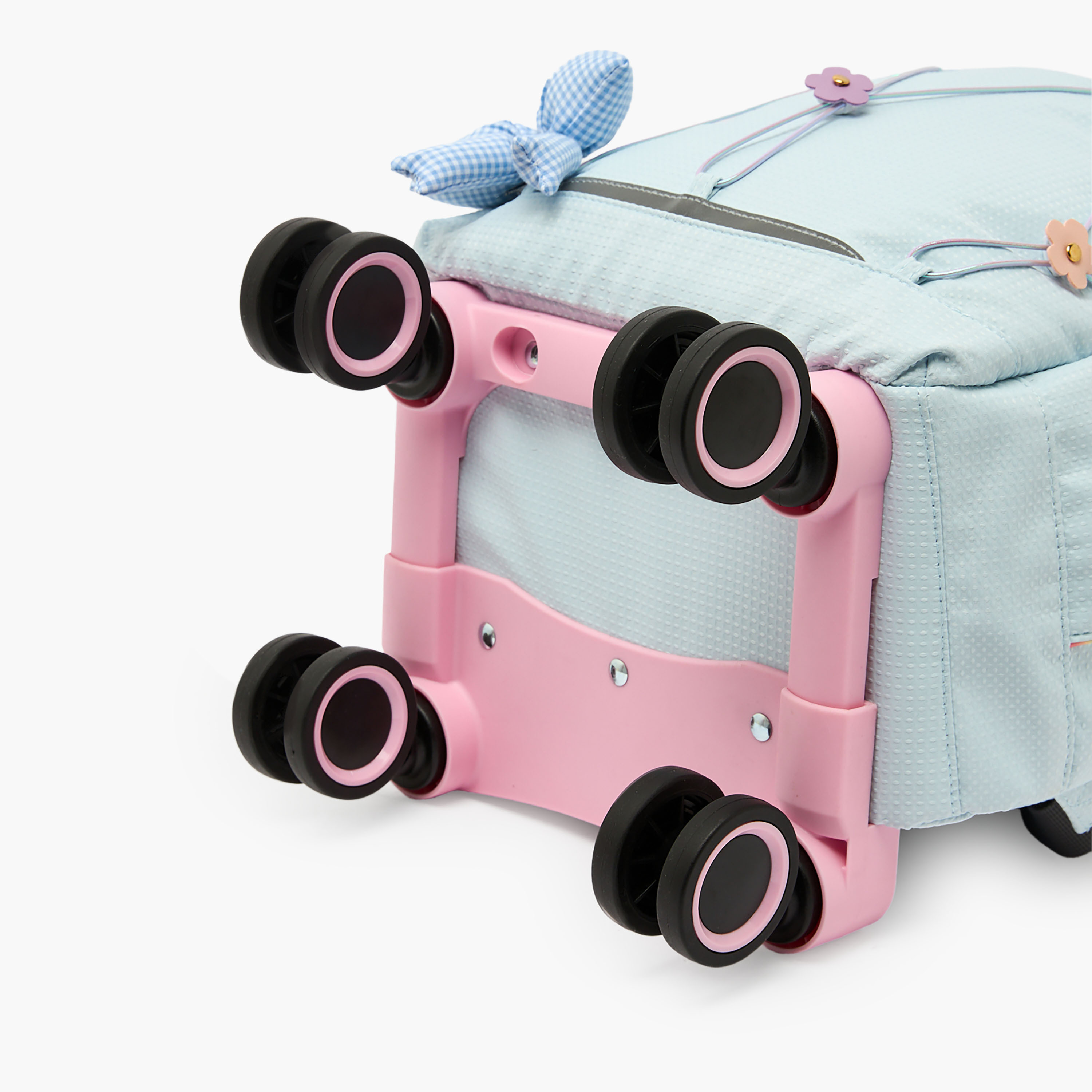 Juniors Textured Trolley Bag for Girls 8-13 Years with Multiple Compartments-school-bagsandbackpacks-trolleybags-image-10