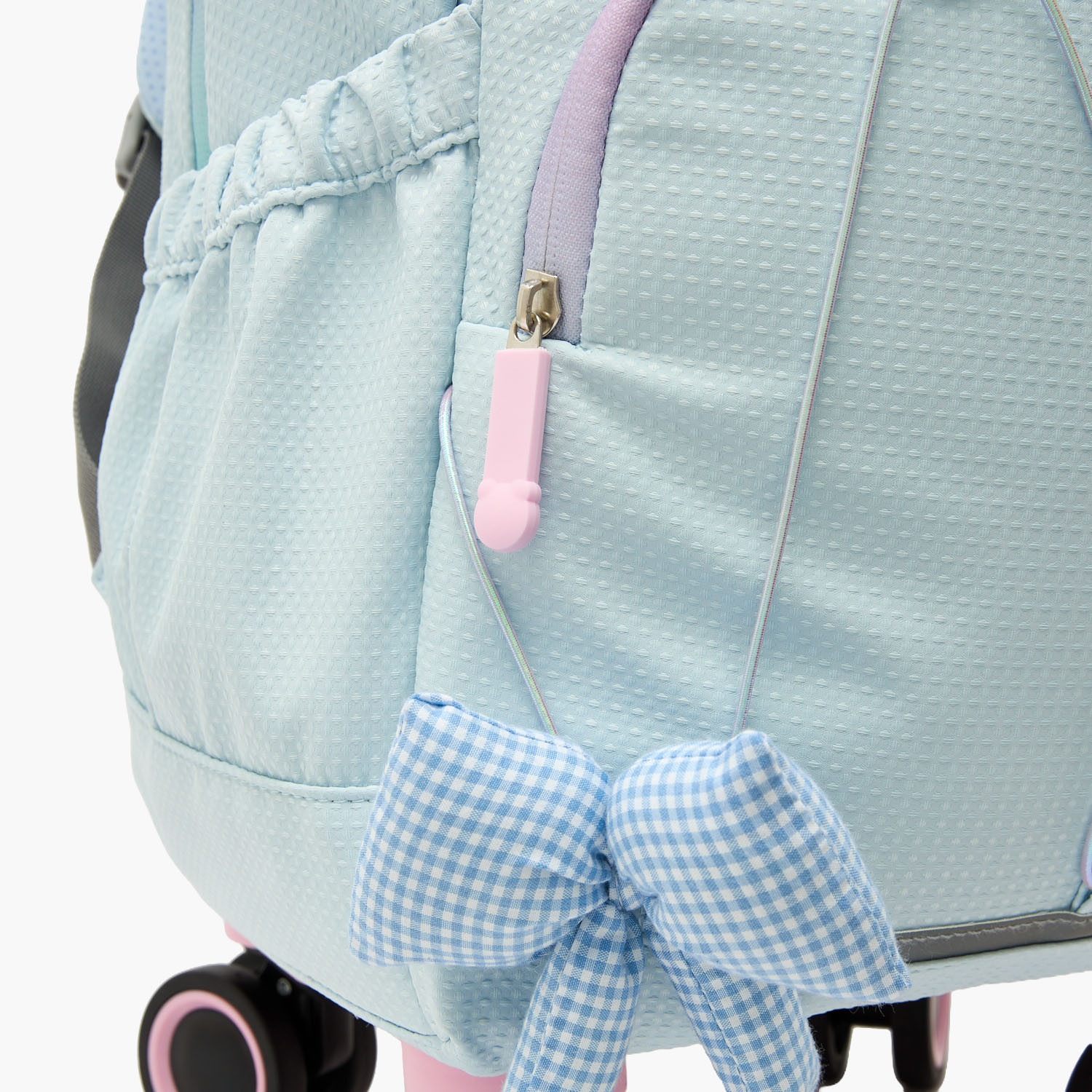 Juniors Textured Trolley Bag for Girls 8-13 Years with Multiple Compartments-school-bagsandbackpacks-trolleybags-image-5