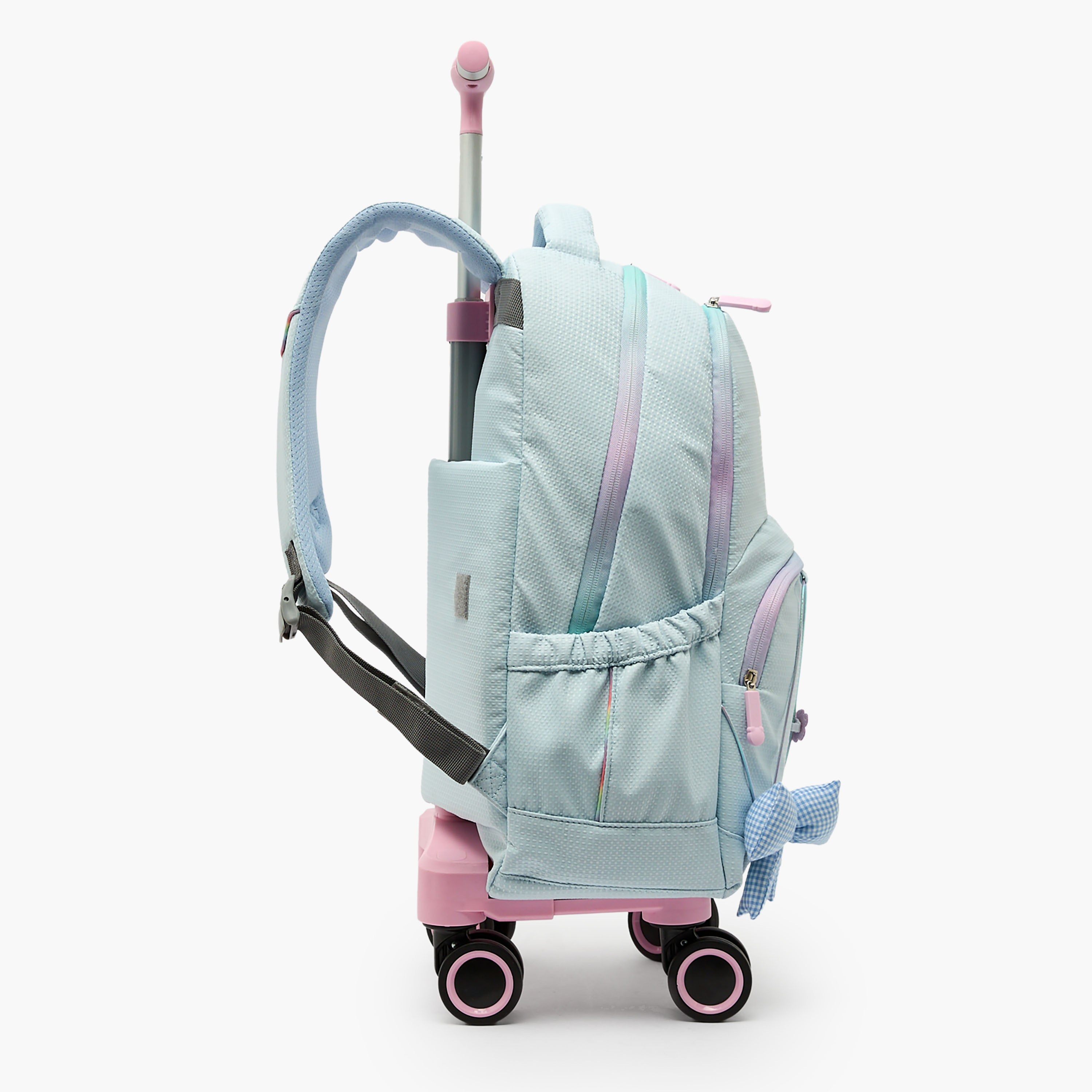 Juniors Textured Trolley Bag for Girls 8-13 Years with Multiple Compartments-school-bagsandbackpacks-trolleybags-image-8