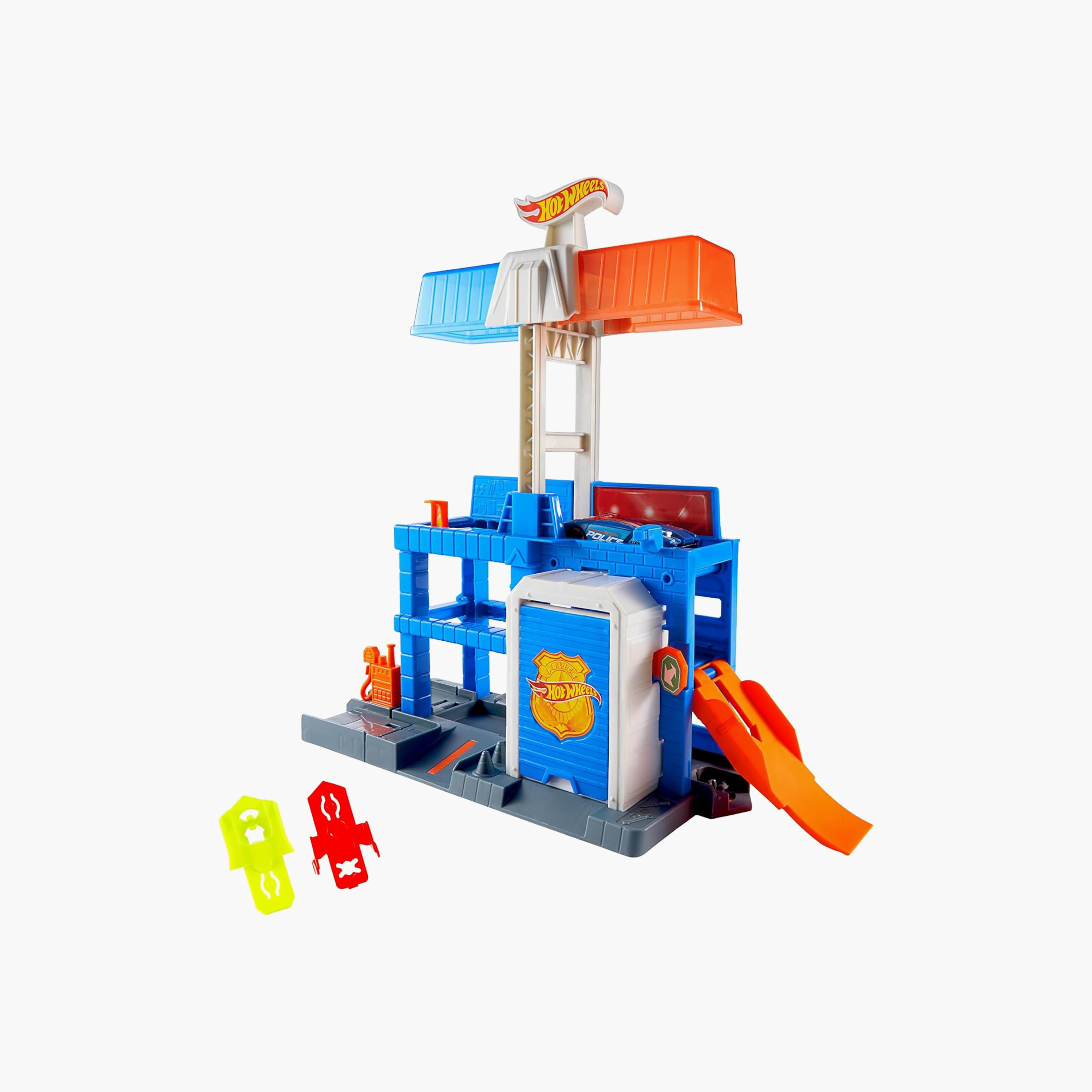 Hot Wheels City Downtown Police Tower Playset-toys-roleplay-policeanddetectivesets-image-2