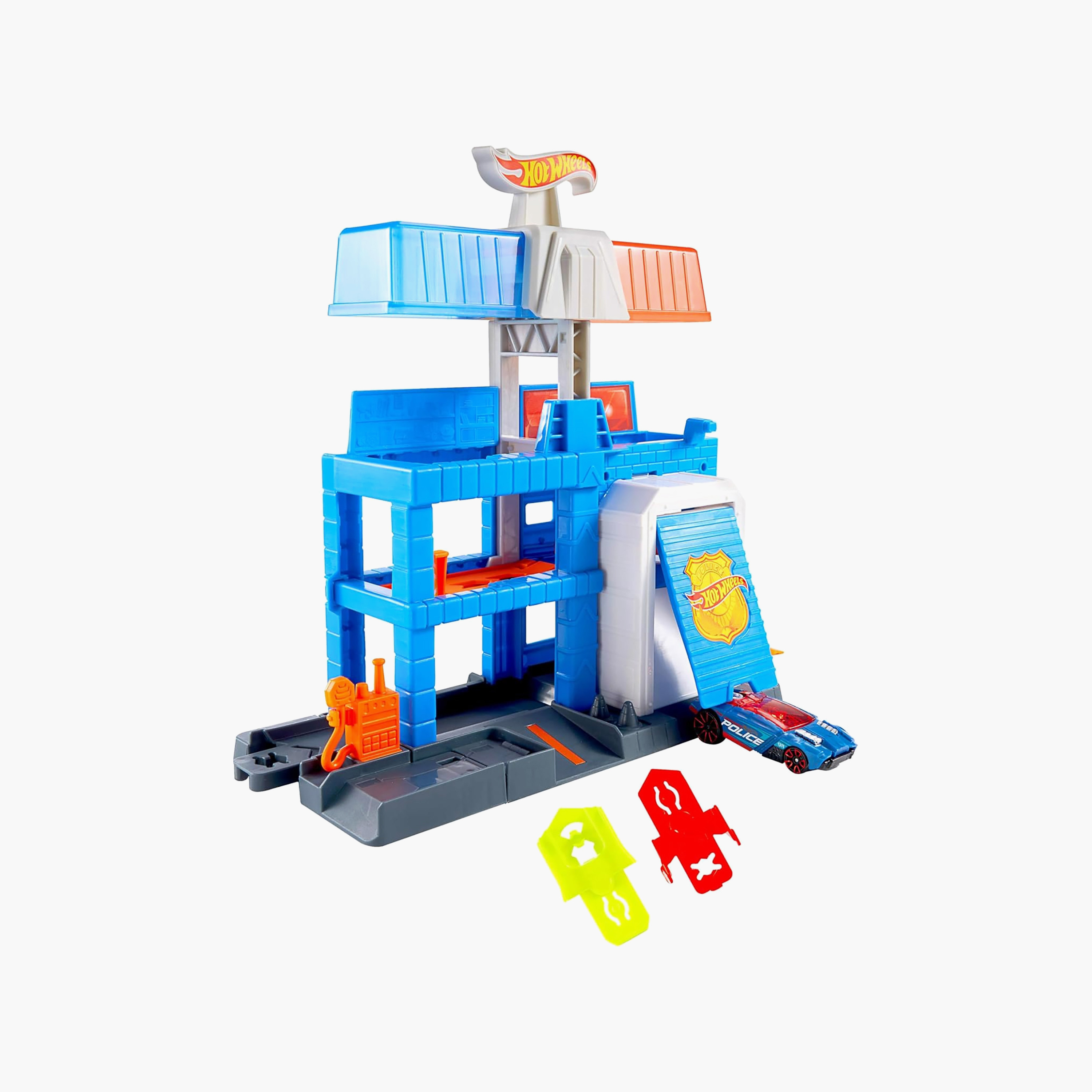 Hot Wheels City Downtown Police Tower Playset-toys-roleplay-policeanddetectivesets-image-3