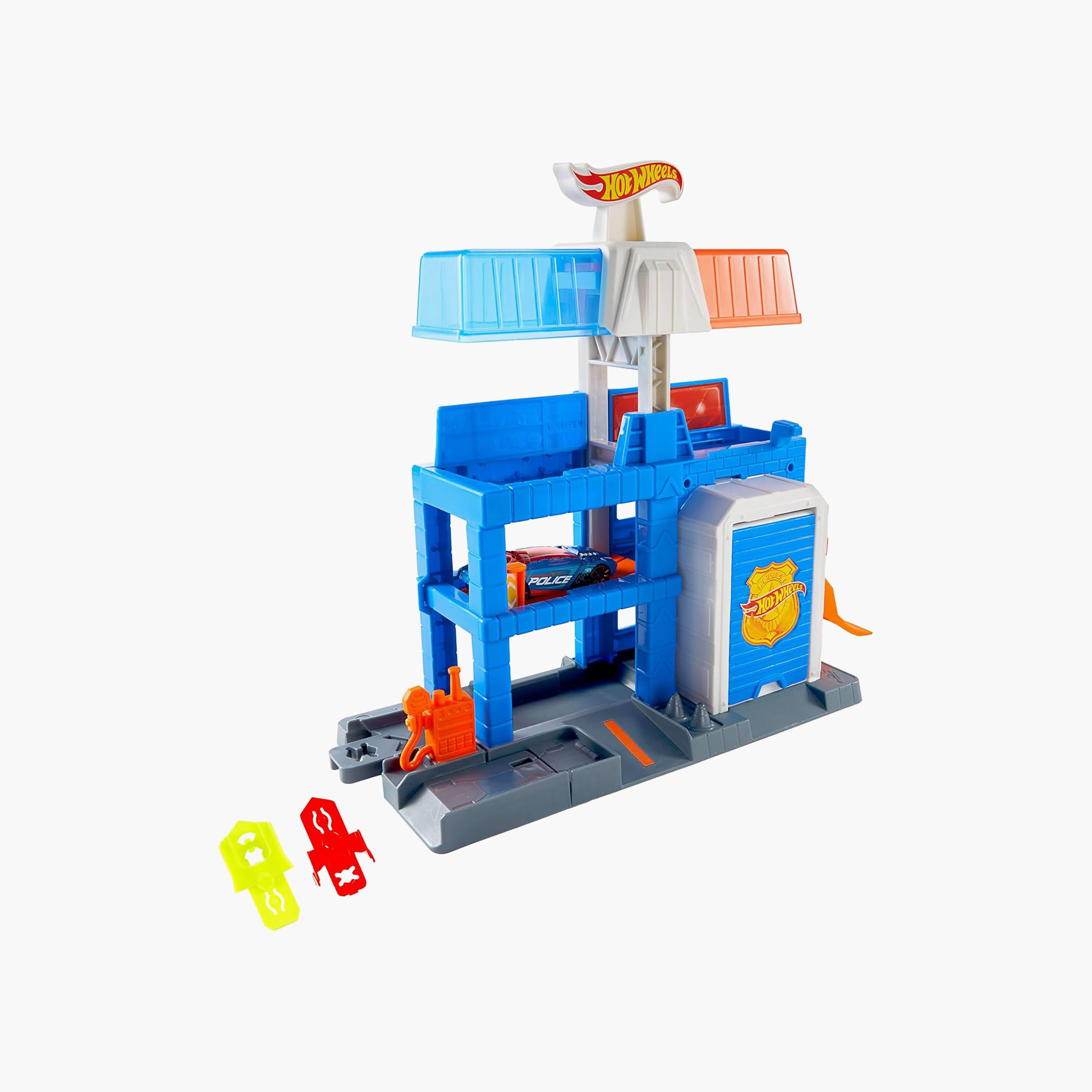Hot Wheels City Downtown Police Tower Playset-toys-roleplay-policeanddetectivesets-image-4
