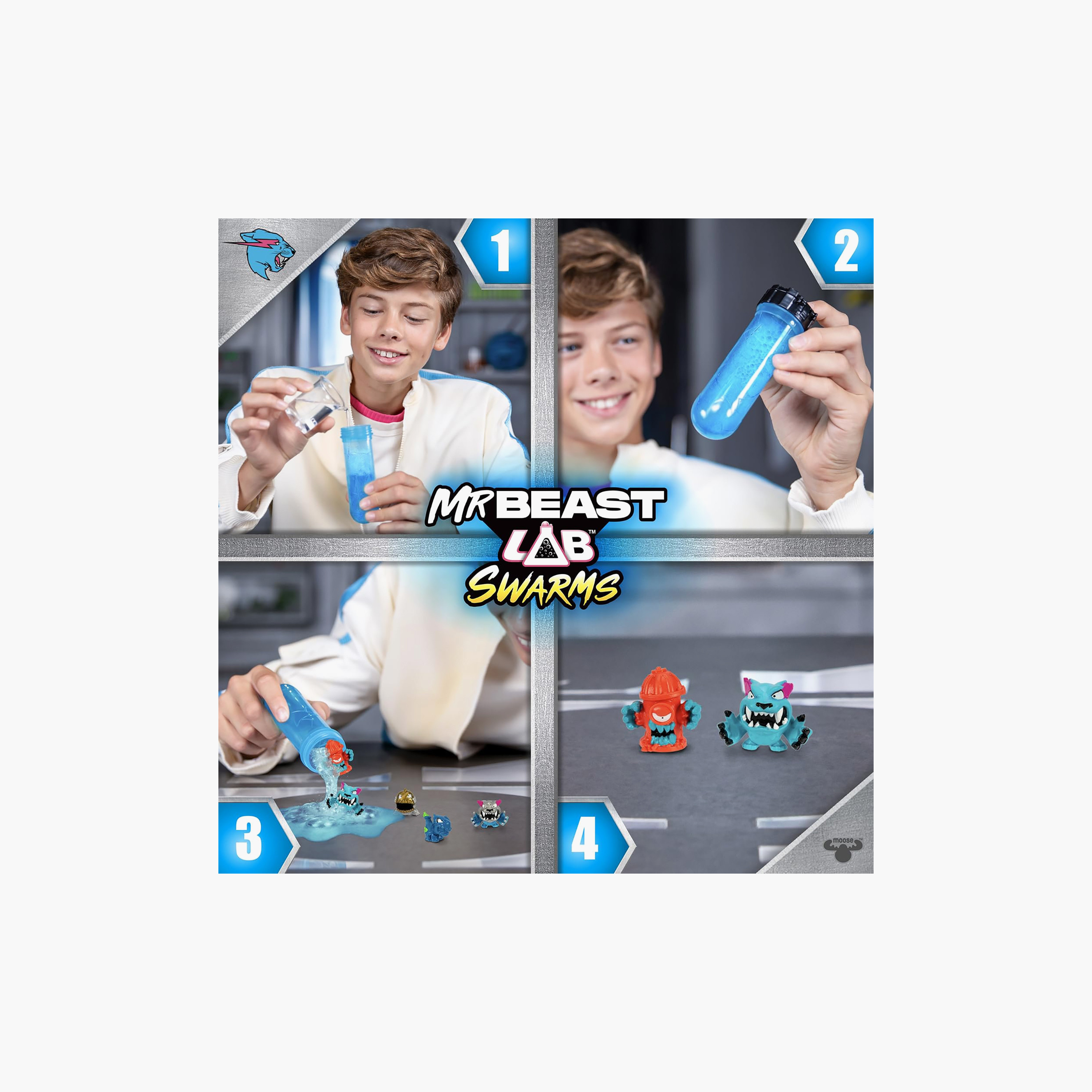 طقم مجسمات قابلة للجمع من مستر بيست - 5 قطع من مجموعة سوورمز لاب-toys-playfigures-actionplaysets-image-7