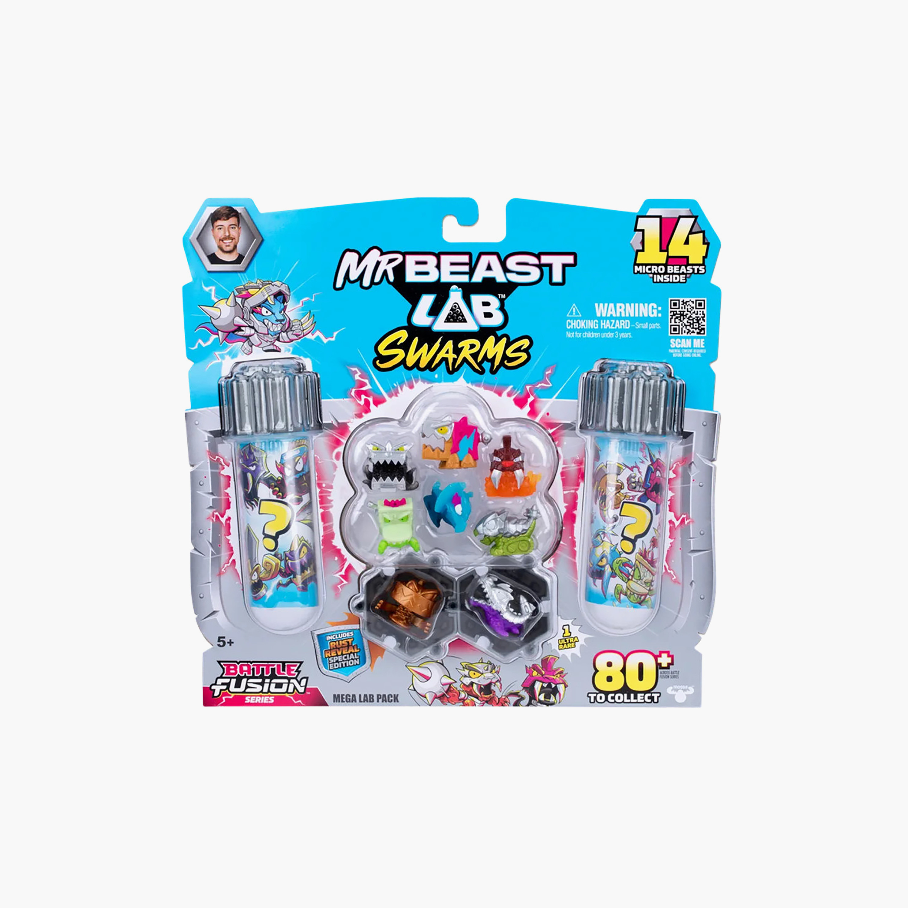 طقم ألعاب ميجا لاب سوارمز من مستر بيست لاب - 14 قطعة-toys-playfigures-actionplaysets-image-6