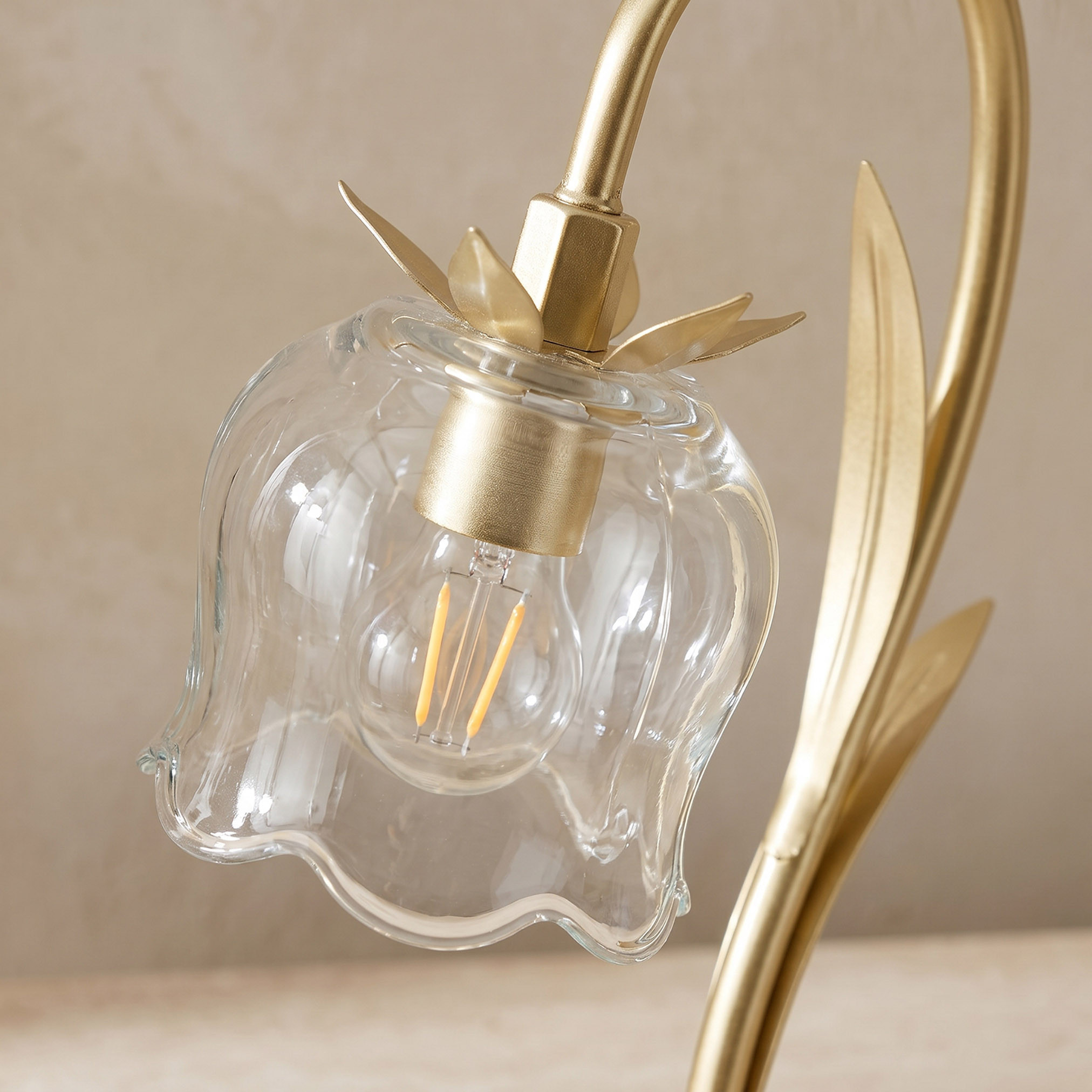Floral LED Table Lamp - 19x11x29 cms-household-lighting-tableanddesklamps-image-3