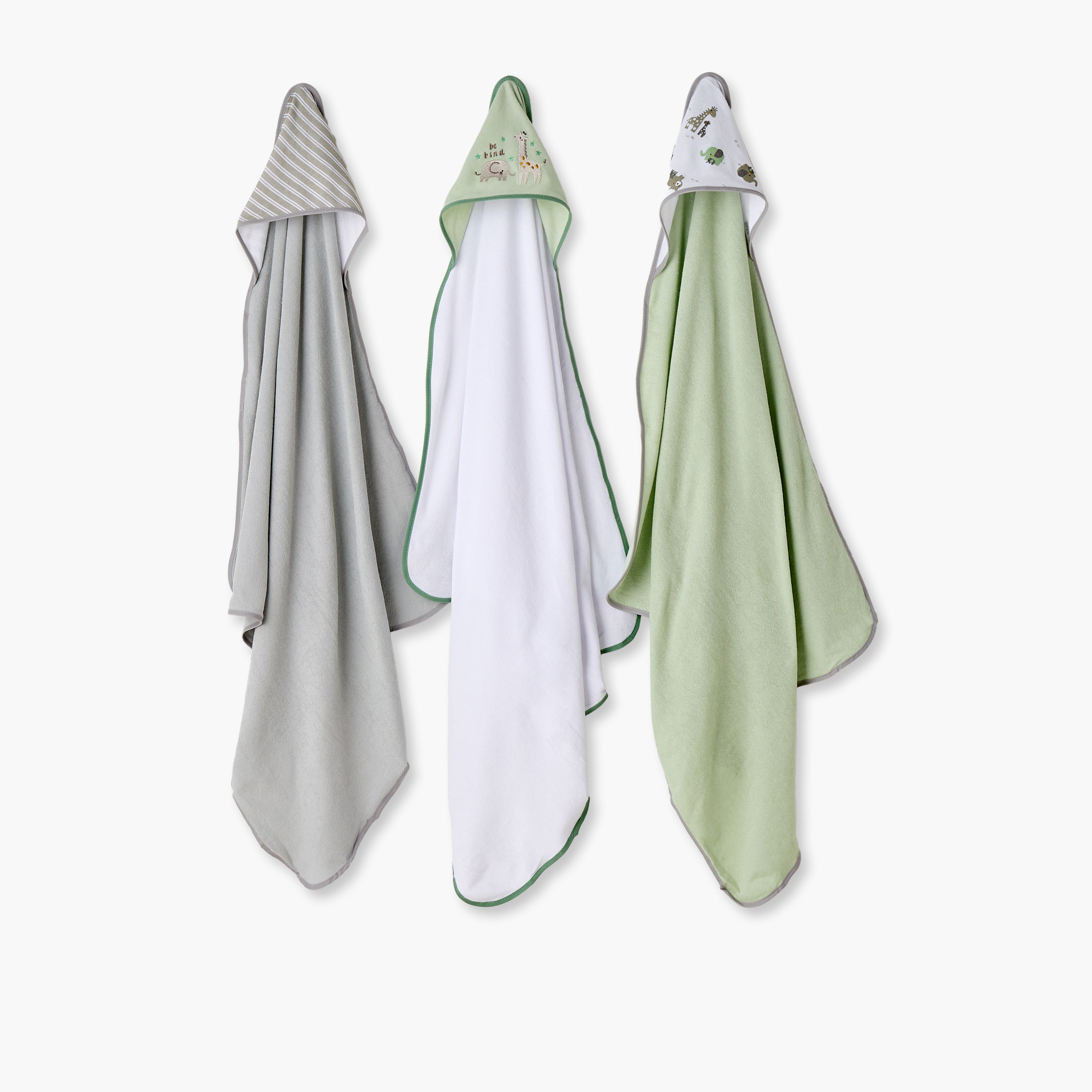 طقم مناشف أطفال بطبعات من جونيورز - 6 قطع-baby-bathandcare-towels-image-2