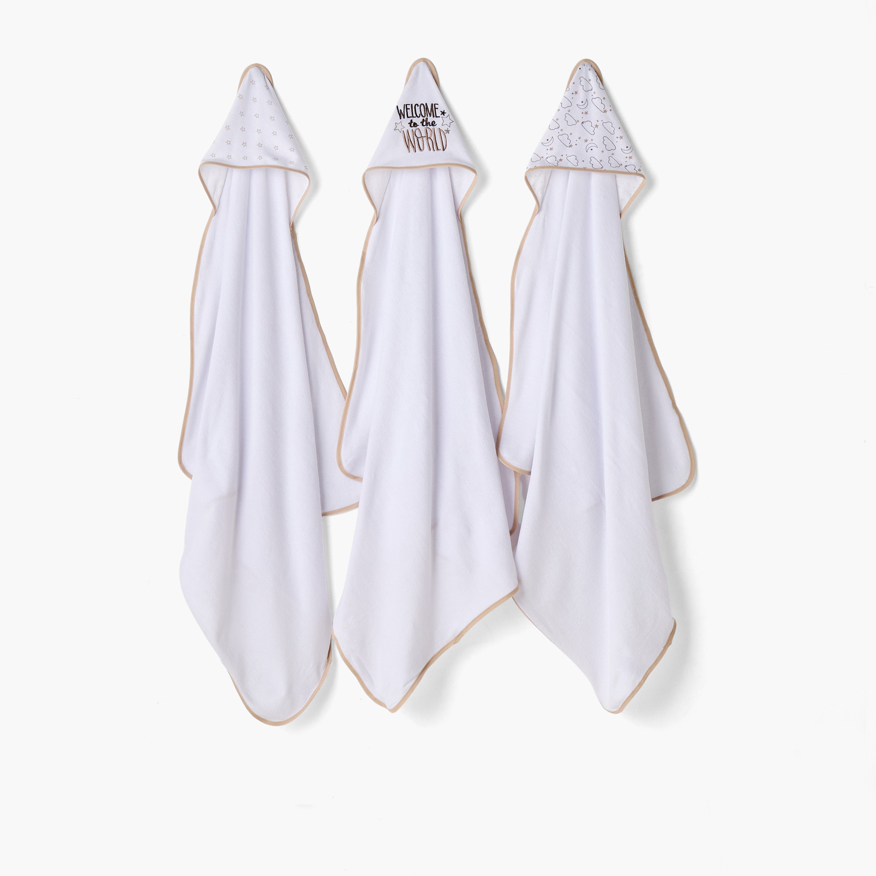 طقم مناشف أطفال بطبعات من جونيورز - 6 قطع-baby-bathandcare-towels-image-2