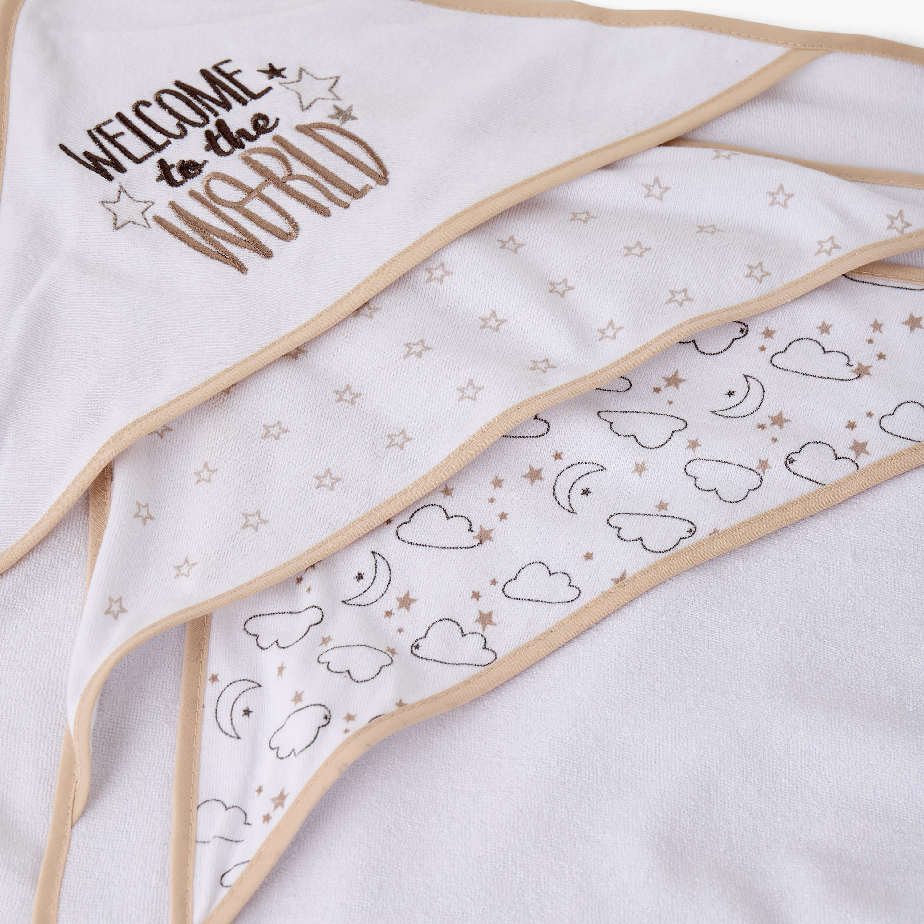 طقم مناشف أطفال بطبعات من جونيورز - 6 قطع-baby-bathandcare-towels-image-5