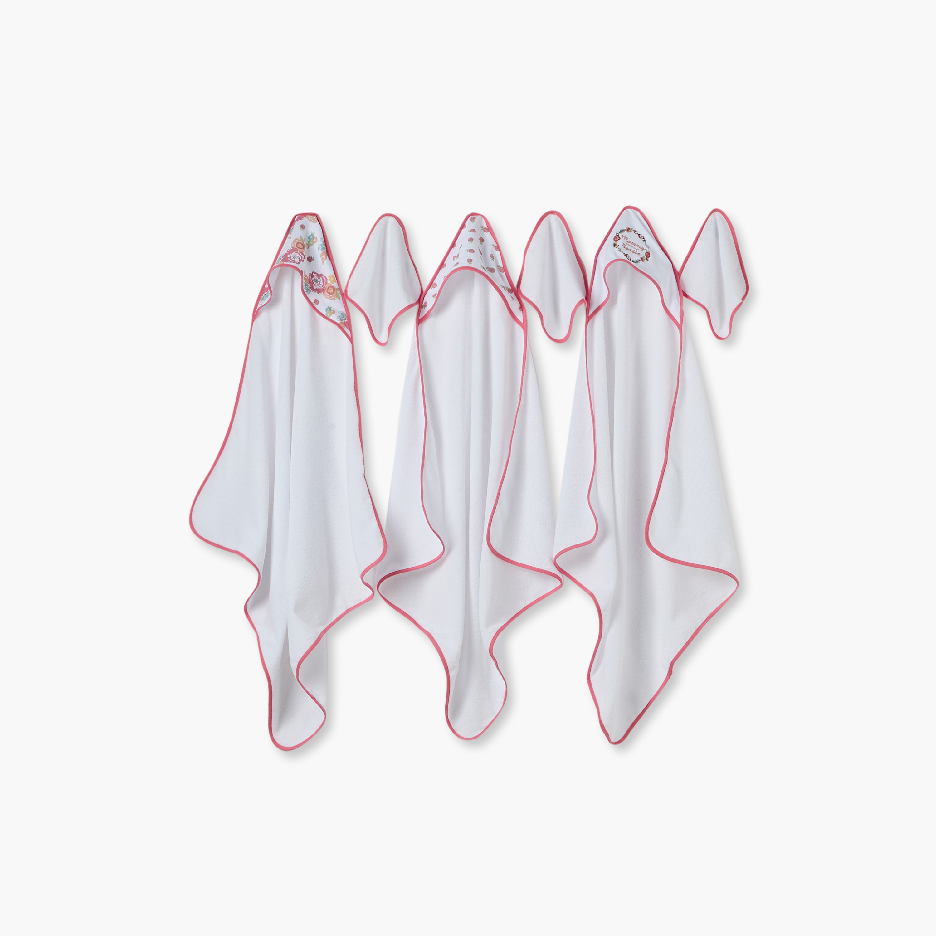 طقم من 6 - منشفة ومنديل غسيل للأطفال بطبعات من جونيورز-baby-bathandcare-towels-image-1