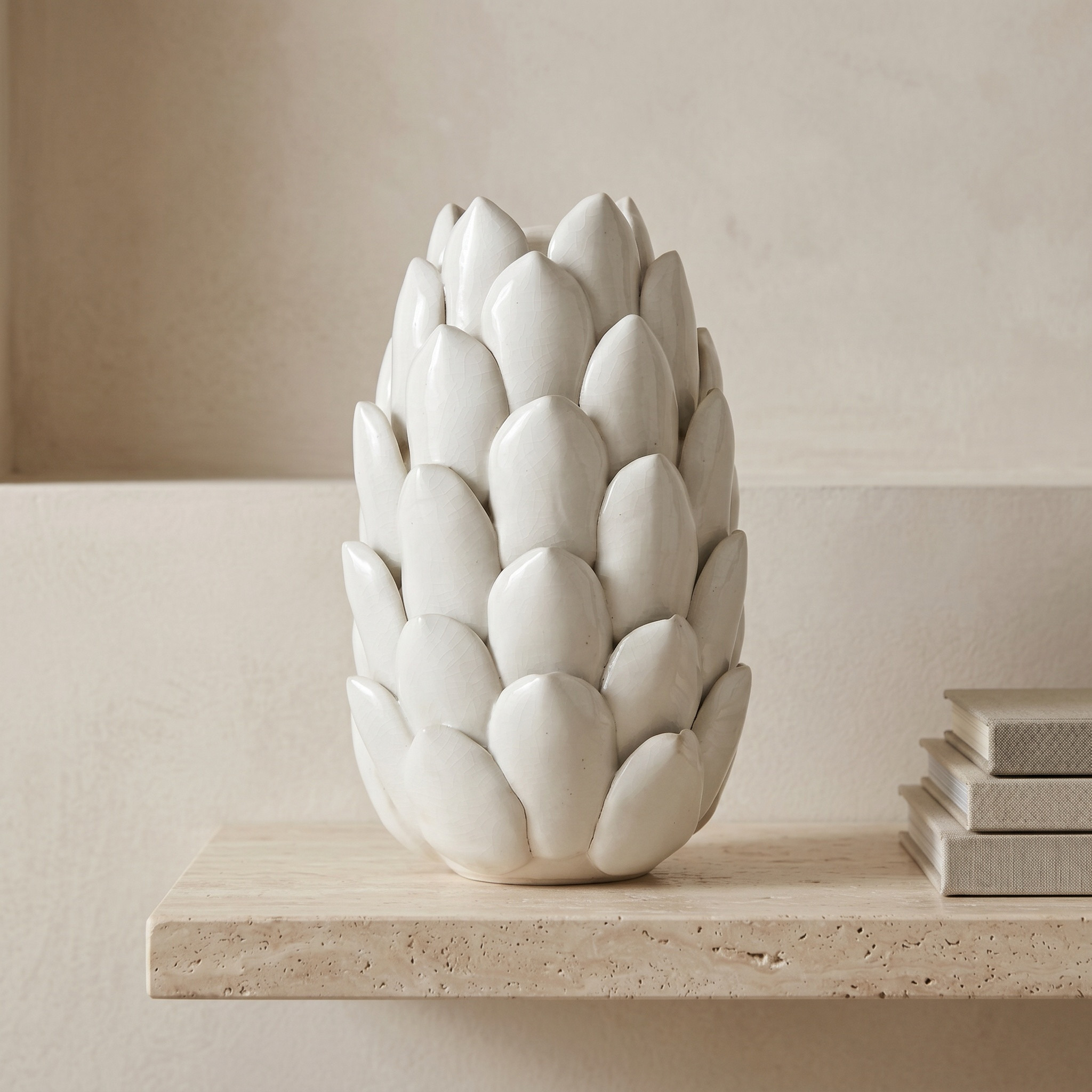 Decorative Ceramic Flower - 10 cms-household-decor-decorativeobjectsandsculptures-image-1