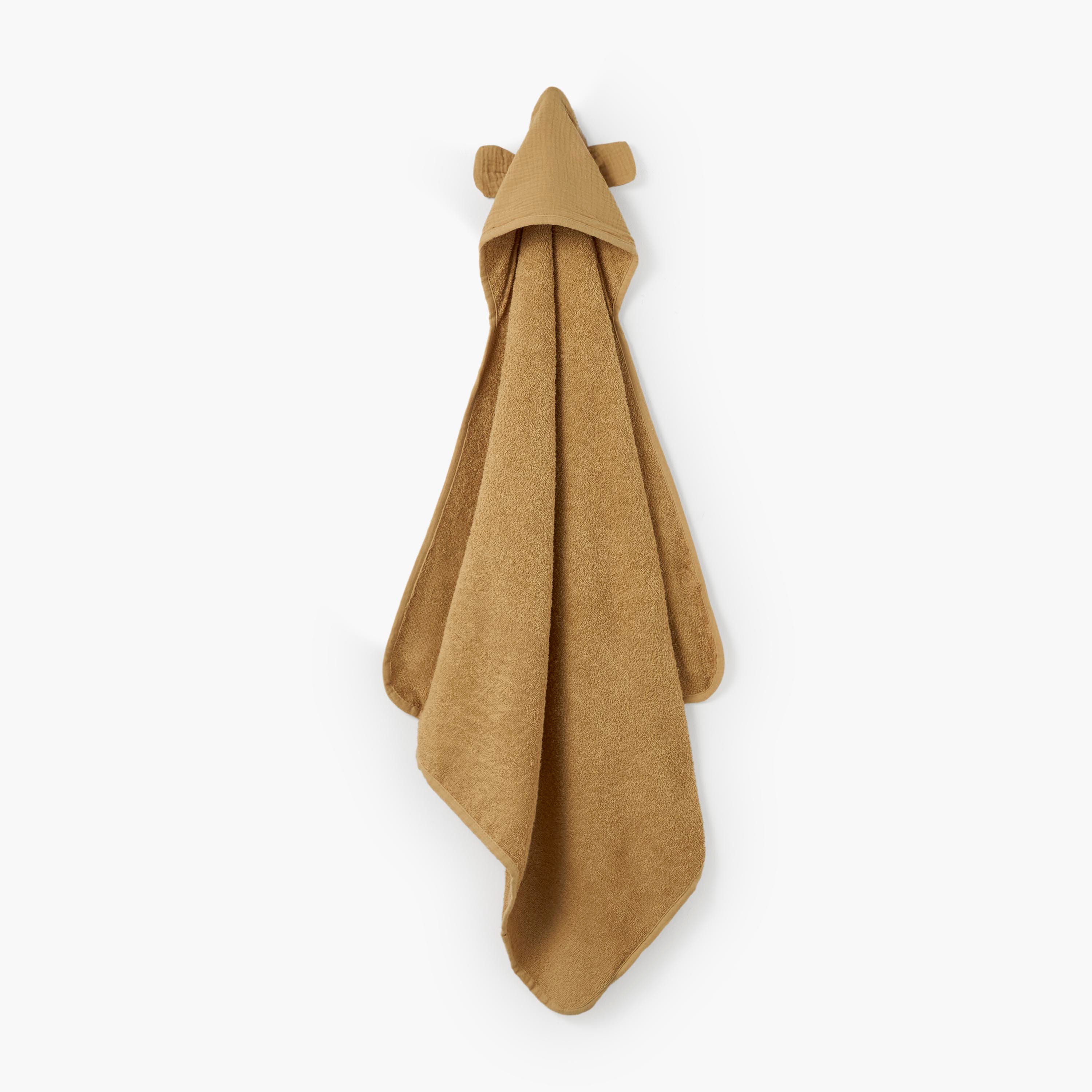 Giggles Baby Bath Towel with Hood-baby-bathandcare-towels-image-1