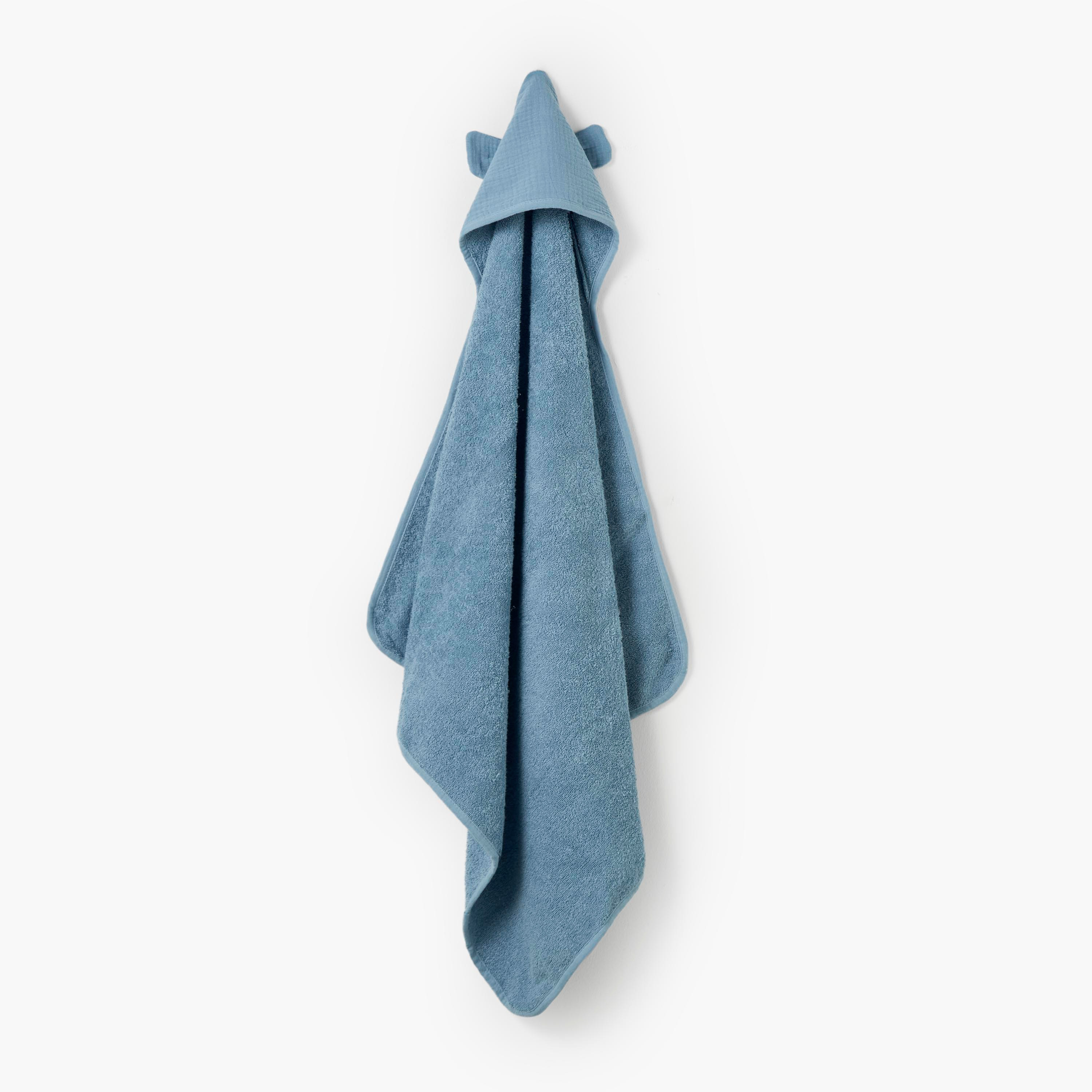 Giggles Baby Bath Towel with Hood-baby-bathandcare-towels-image-1