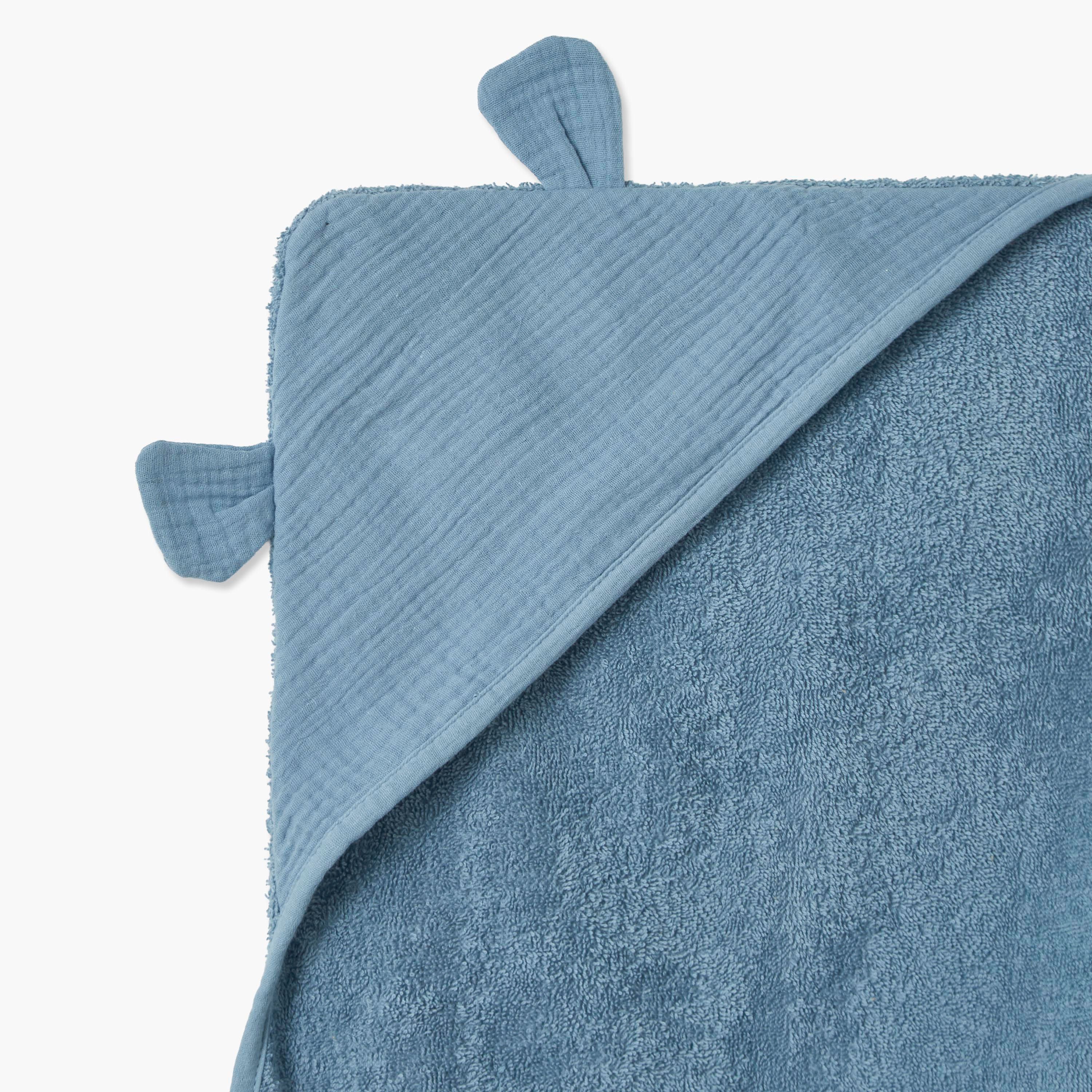 Giggles Baby Bath Towel with Hood-baby-bathandcare-towels-image-2