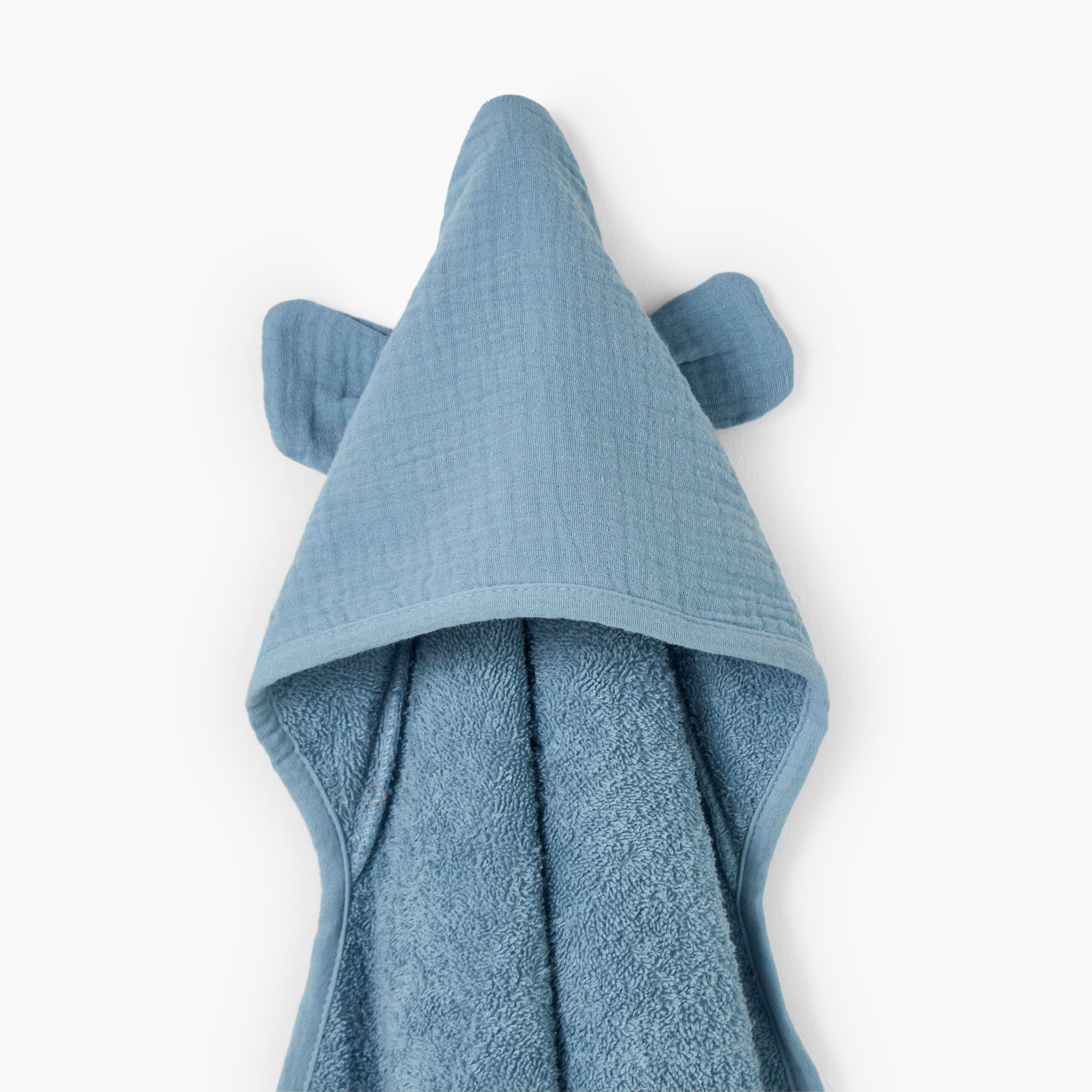 Giggles Baby Bath Towel with Hood-baby-bathandcare-towels-image-4