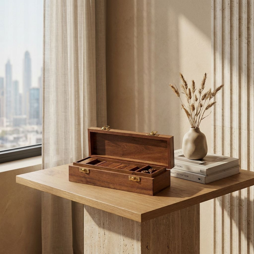 Wooden Domino Game Box-household-decor-decorativeobjectsandsculptures-image-3