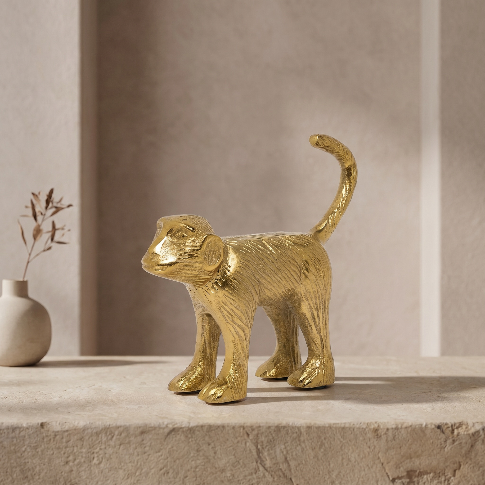 Monkey Decorative Accent - 17x15 cms-household-decor-decorativeobjectsandsculptures-image-1