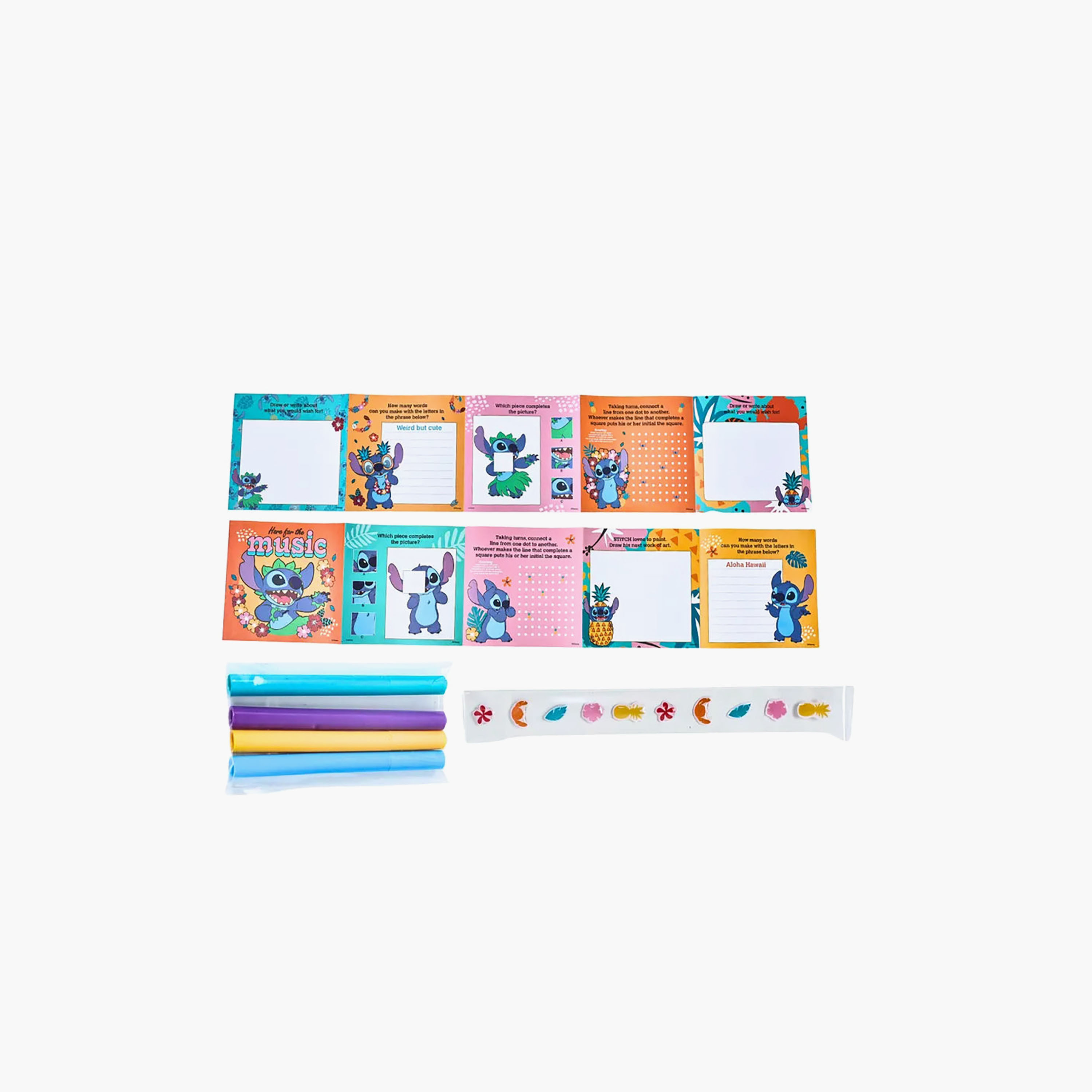 Gloo Stitch Colour and Jewel Velvet Stickers with Activity Booklet-school-artsandcrafts-image-1