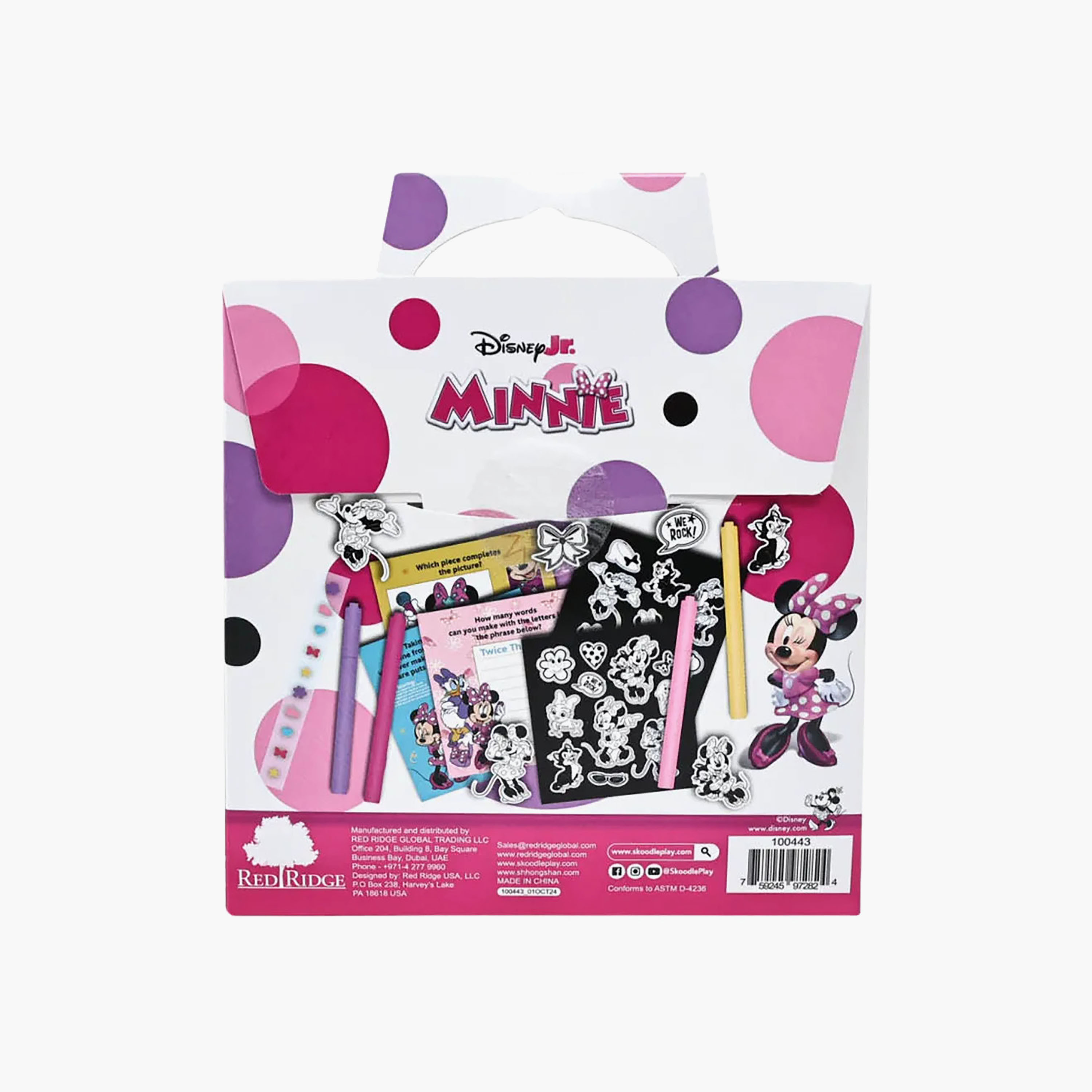 Gloo Minnie Colour and Jewel Velvet Stickers with Activity Booklet-school-artsandcrafts-image-4