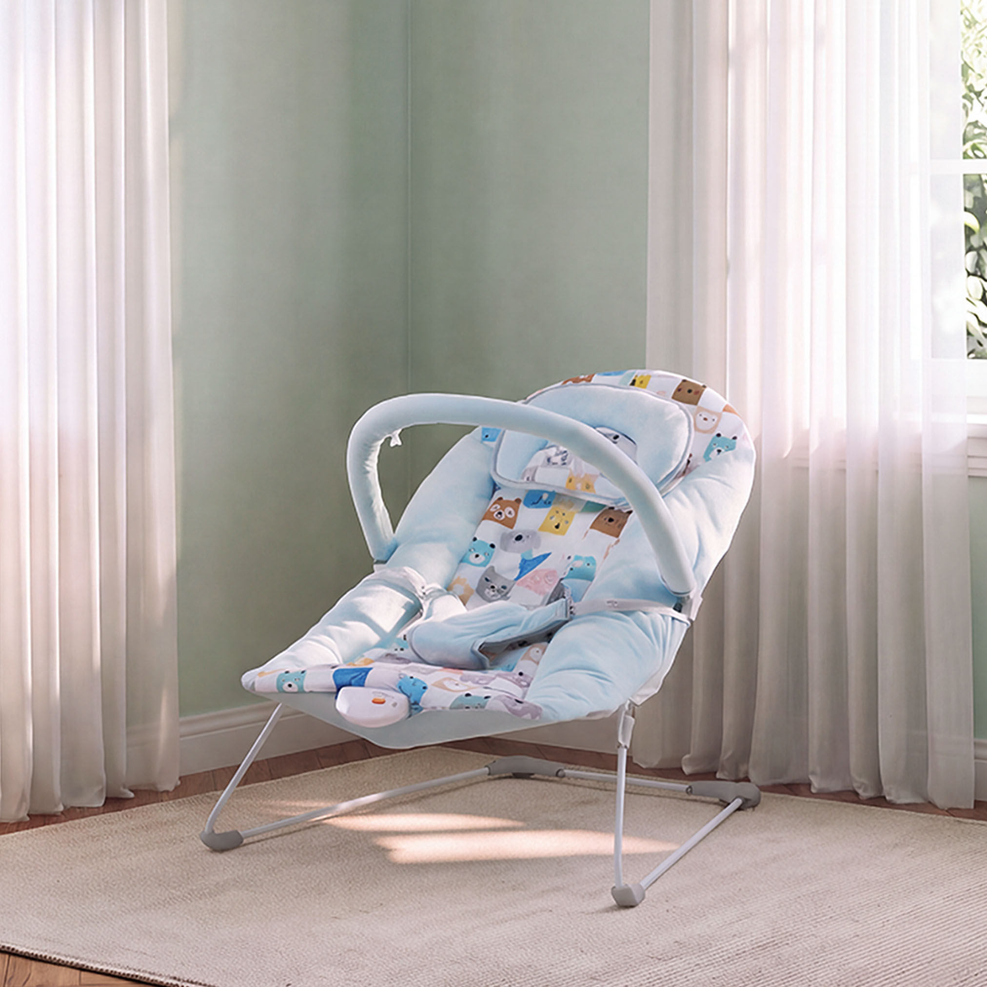 Juniors Plum Baby Bouncer-baby-infantactivity-bouncers-image-1