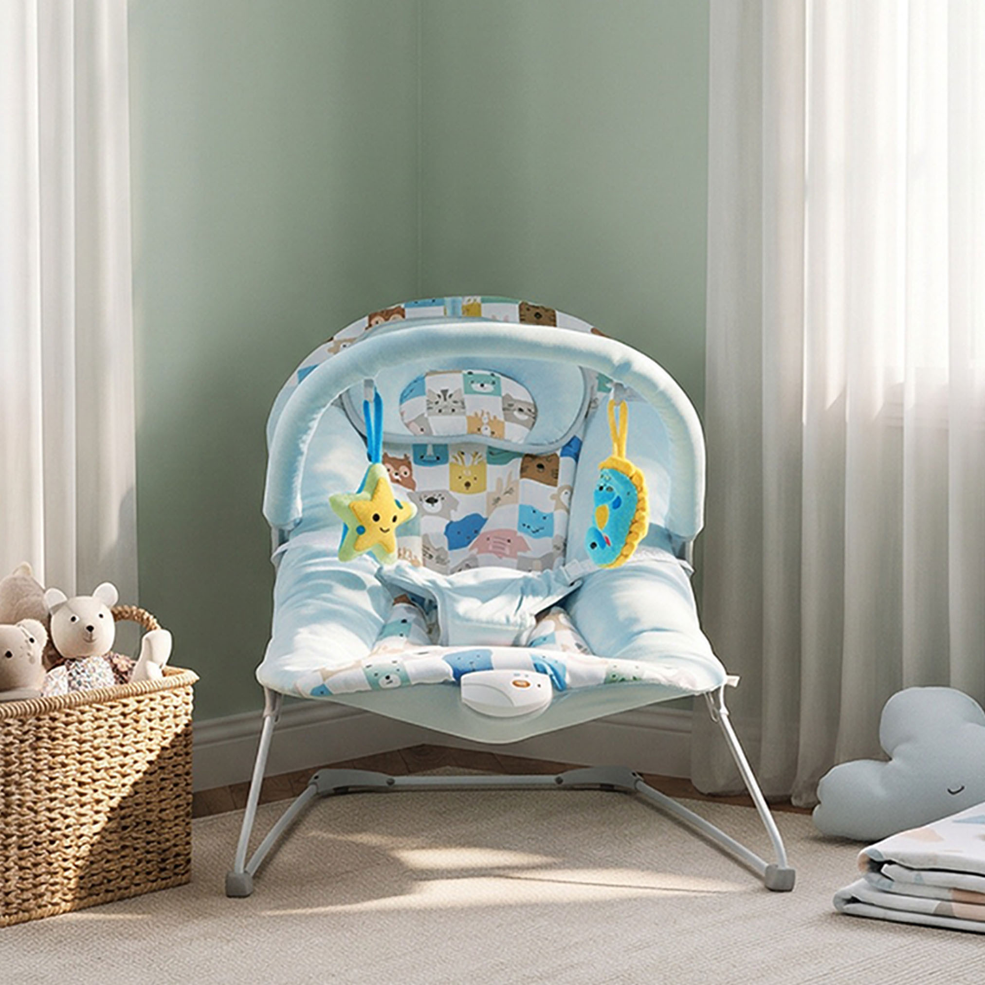 Juniors Plum Baby Bouncer-baby-infantactivity-bouncers-image-3