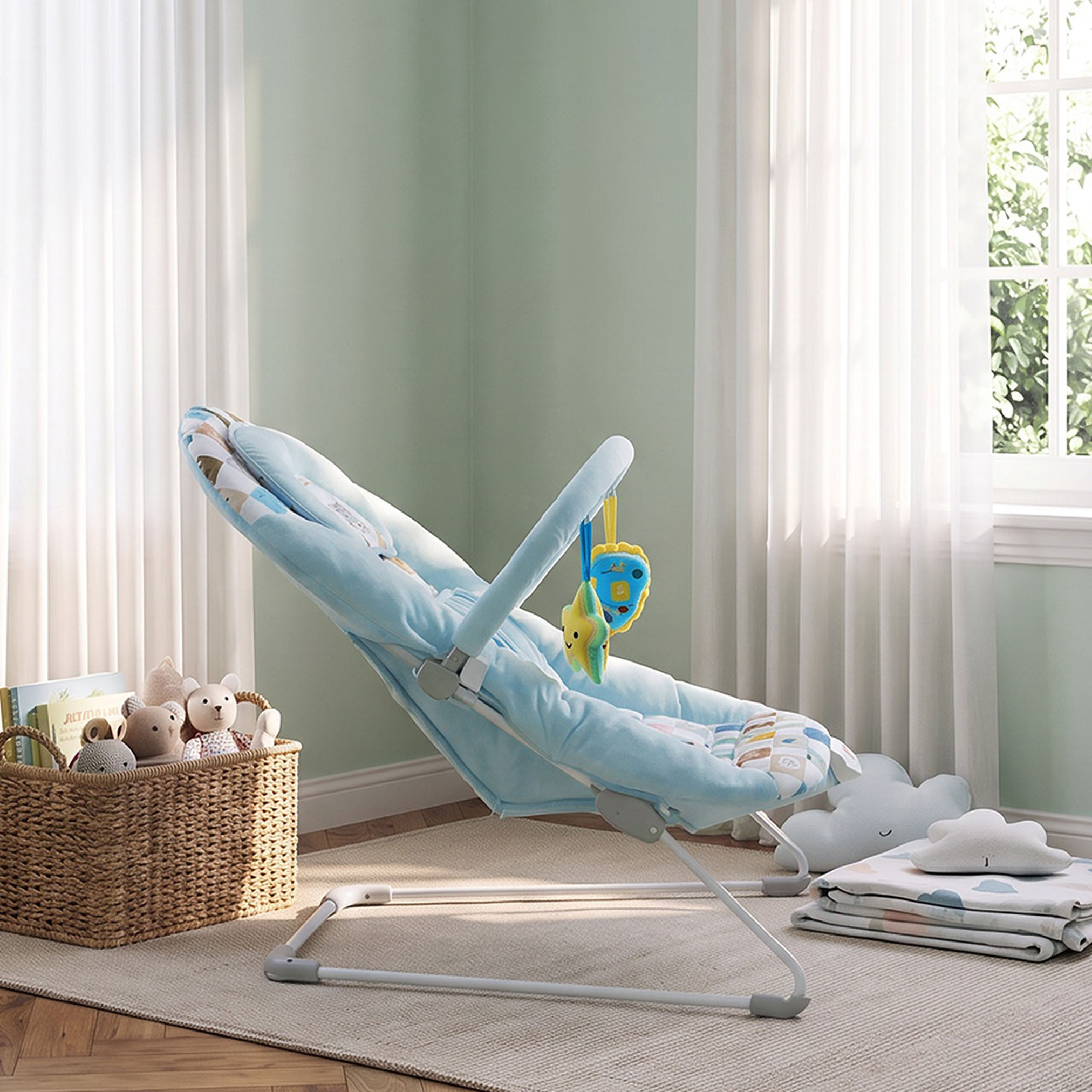 Juniors Plum Baby Bouncer-baby-infantactivity-bouncers-image-5