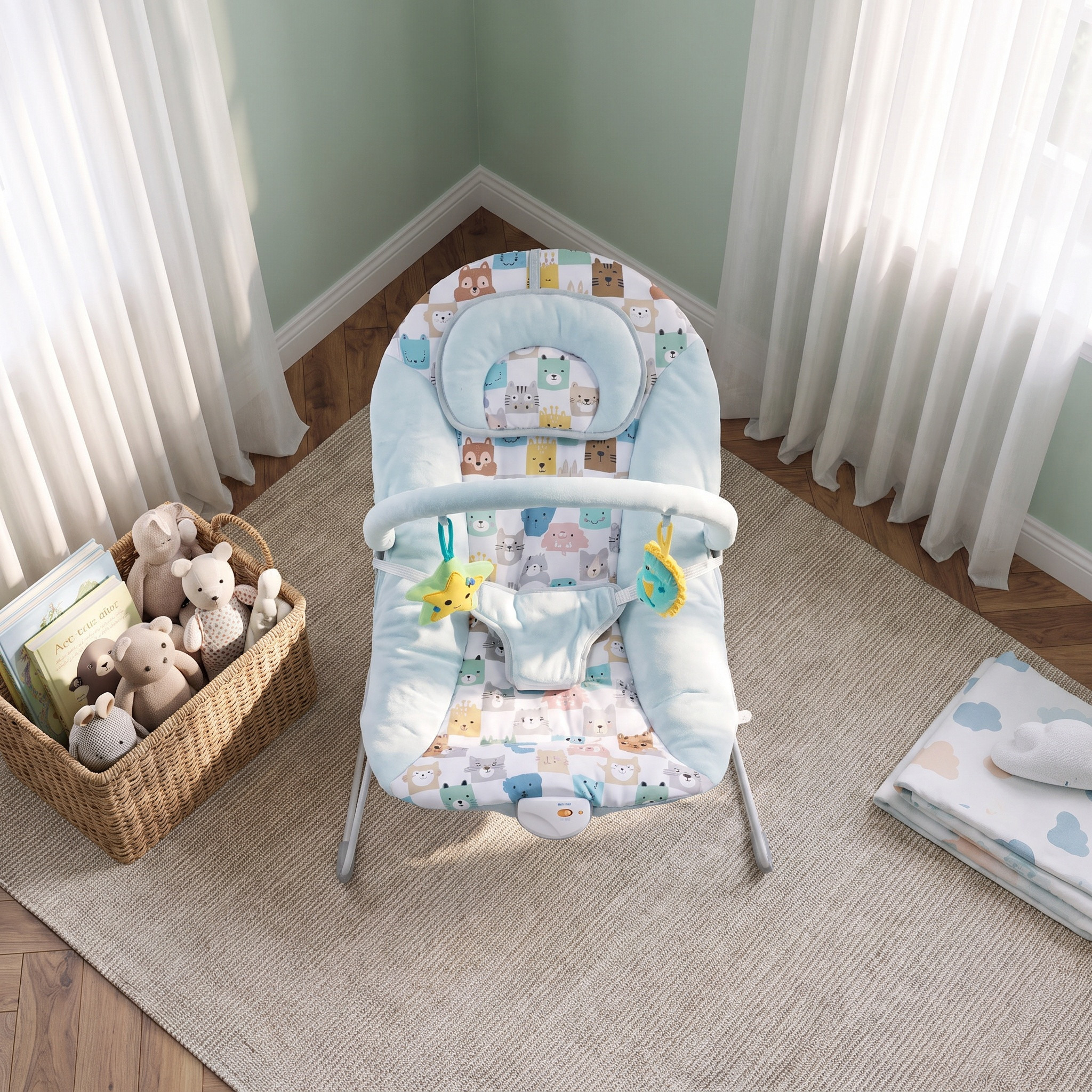 Juniors Plum Baby Bouncer-baby-infantactivity-bouncers-image-6