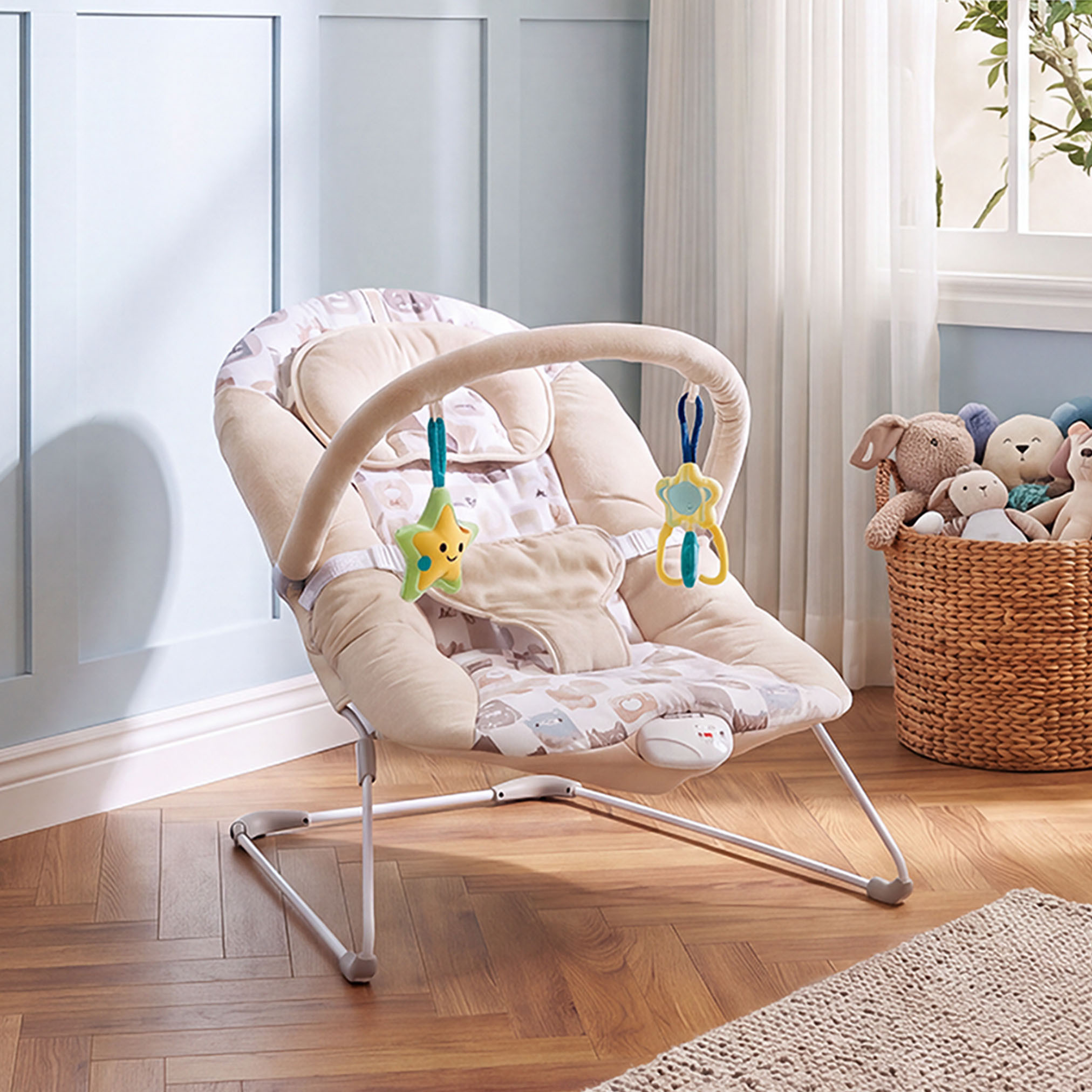 Juniors Plum Baby Bouncer-baby-infantactivity-bouncers-image-1